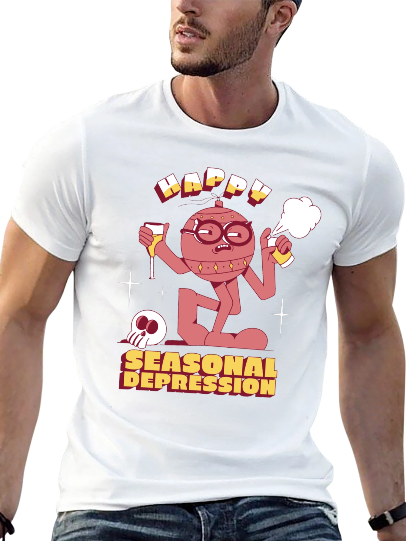 Happy Seasonal Depression Graphic Tee