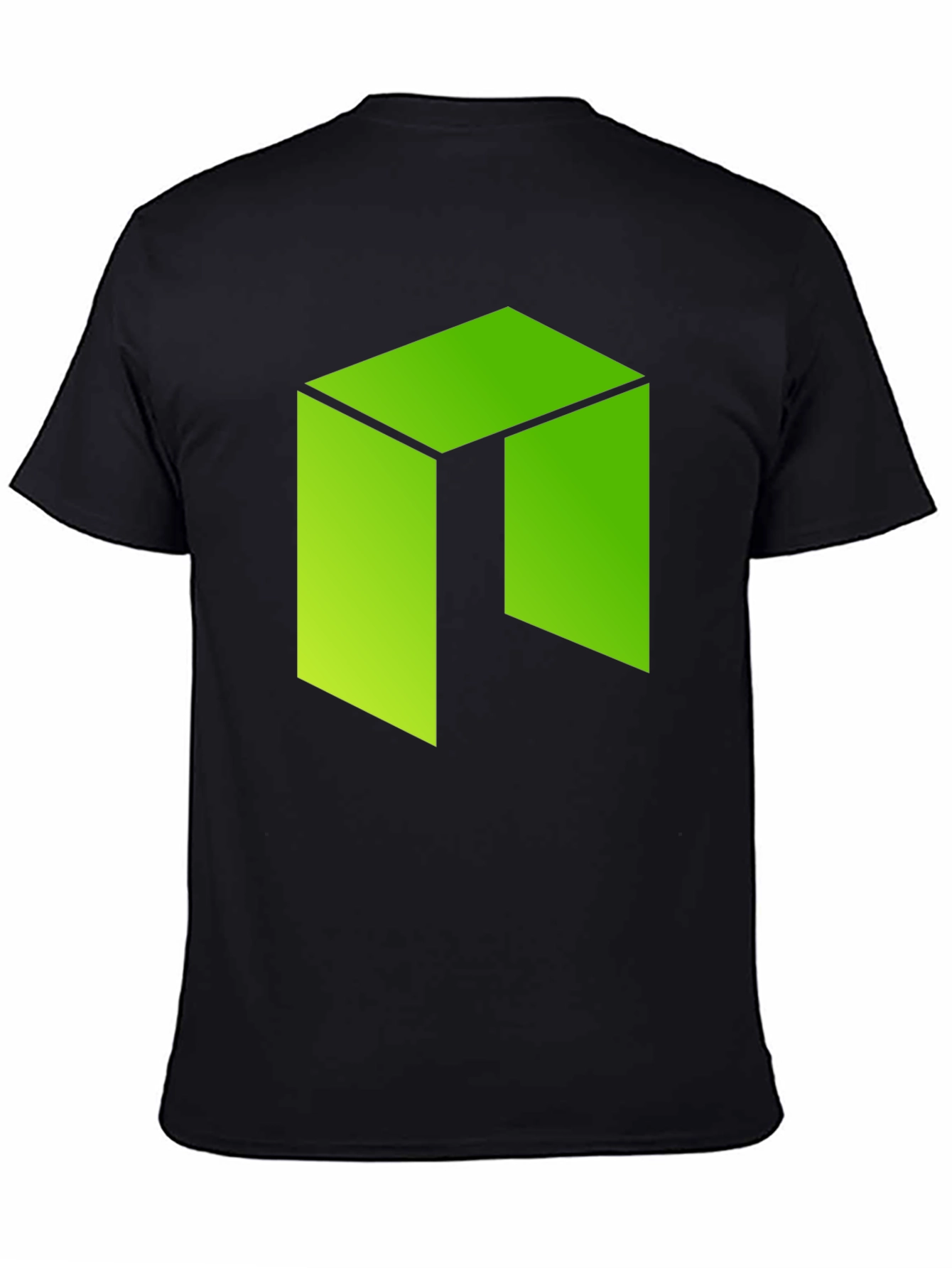 Geometric Green Logo Graphic T-Shirt