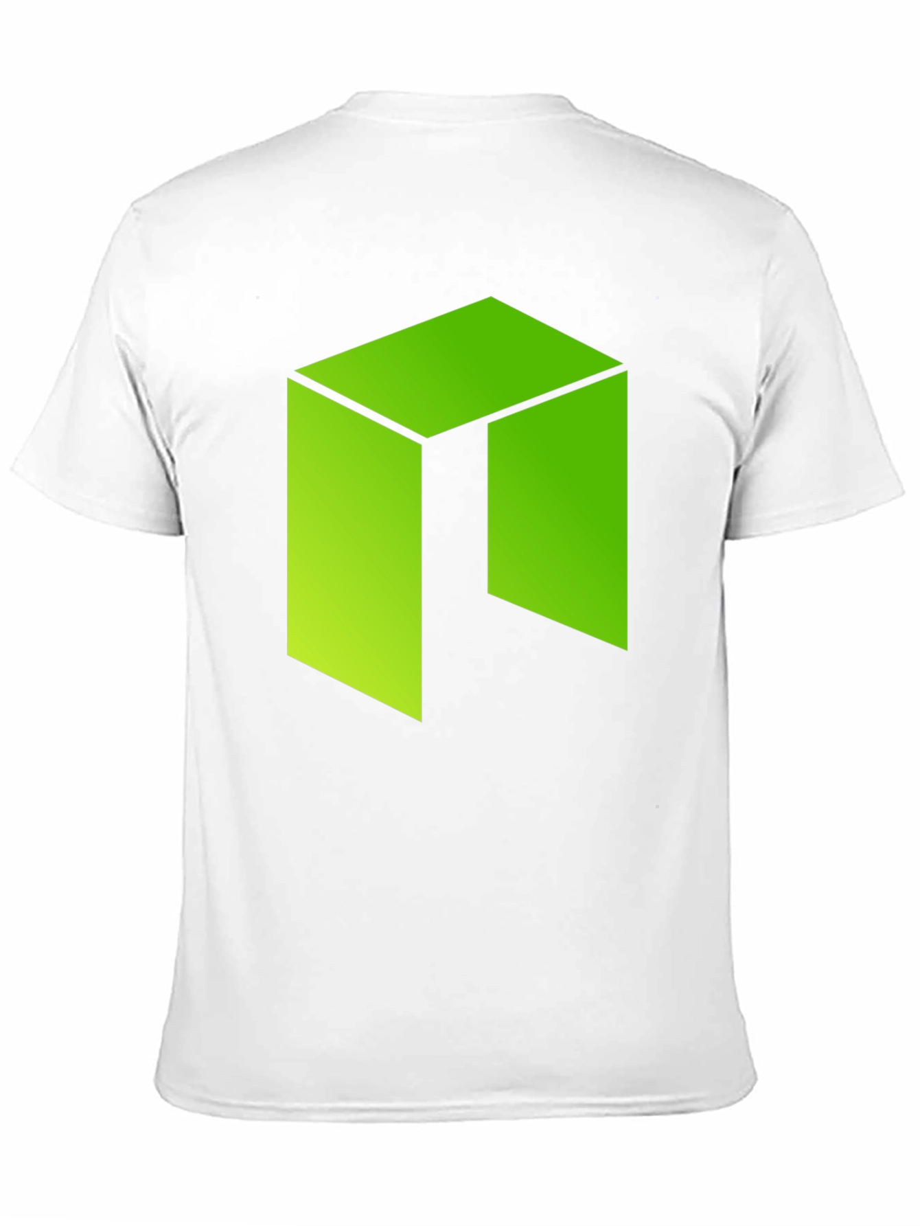 Geometric Green Logo Graphic T-Shirt