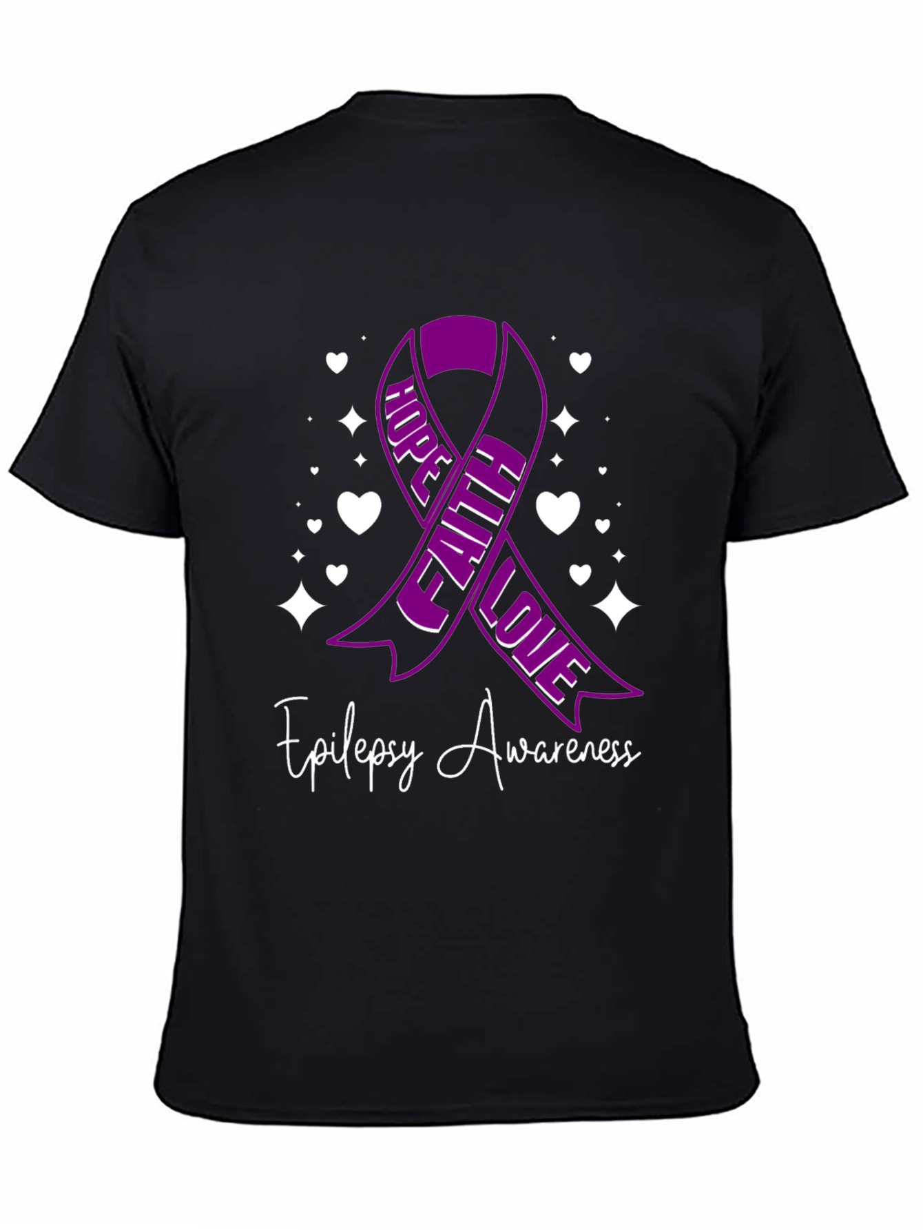 Epilepsy Awareness Ribbon Graphic Tee