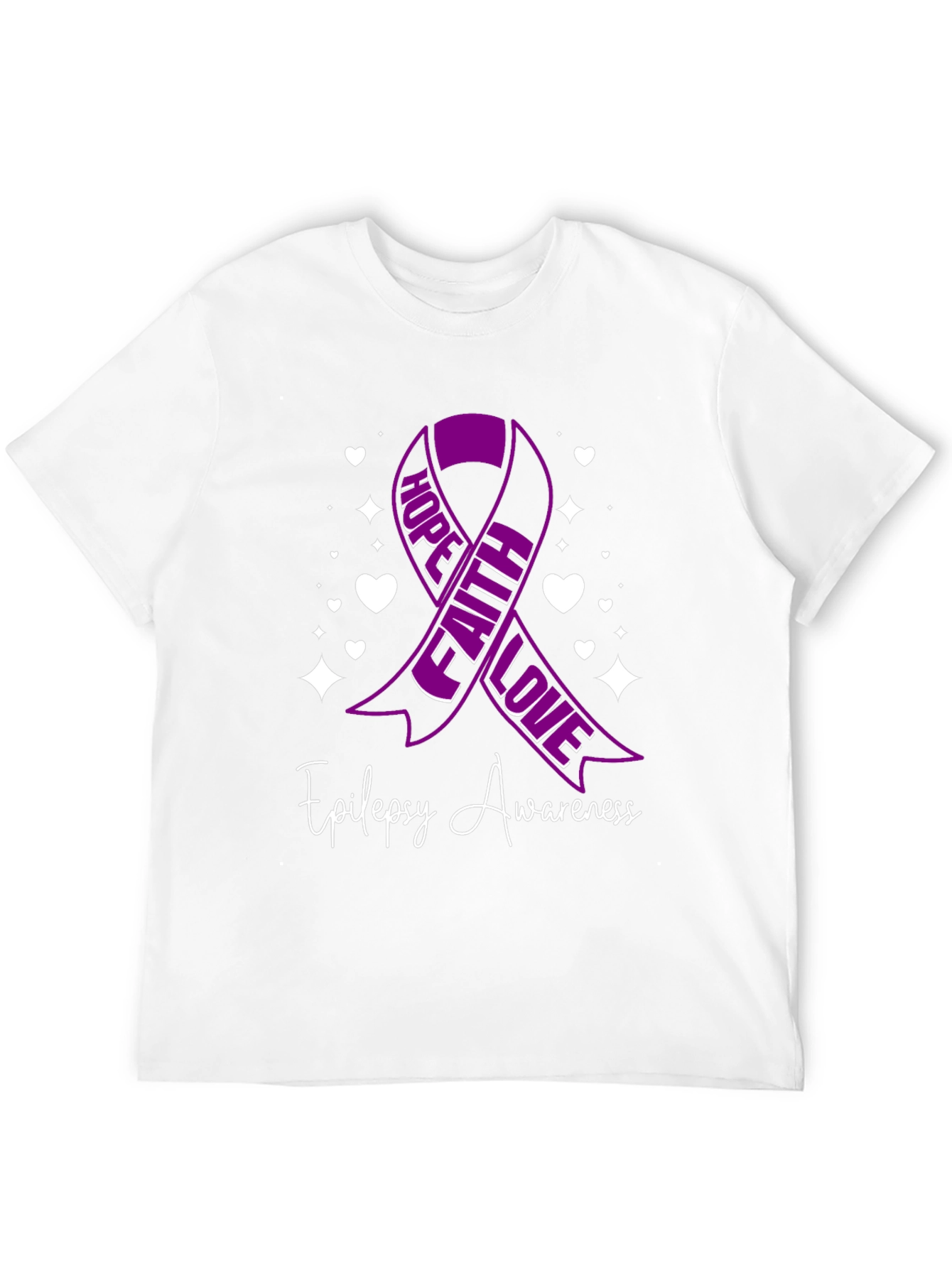 Epilepsy Awareness Ribbon Graphic Tee