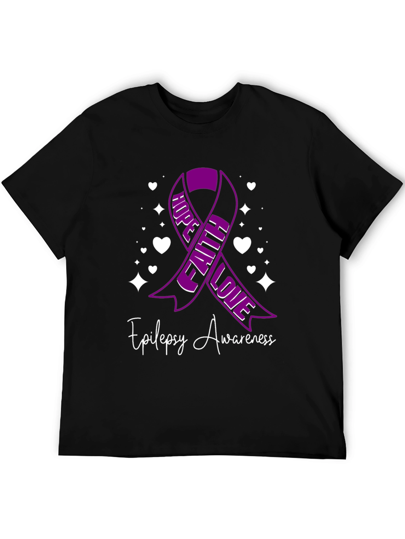 Epilepsy Awareness Ribbon Graphic Tee
