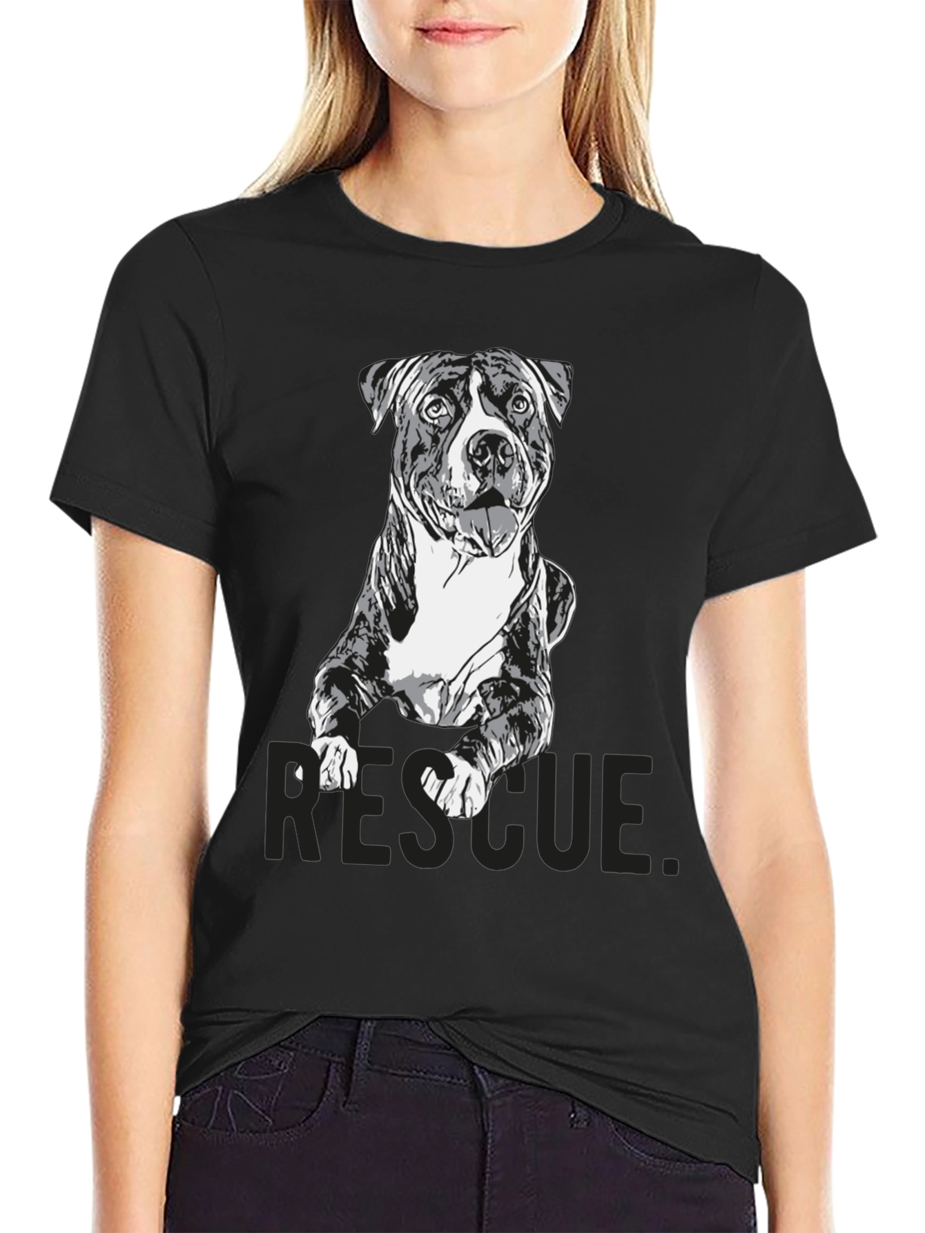 Rescue Dog Graphic T-Shirt - Unisex