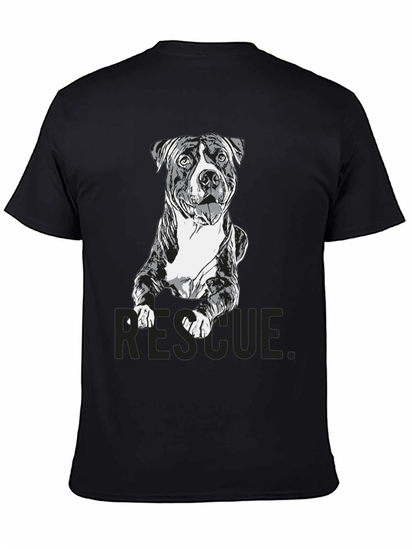 Rescue Dog Graphic T-Shirt - Unisex
