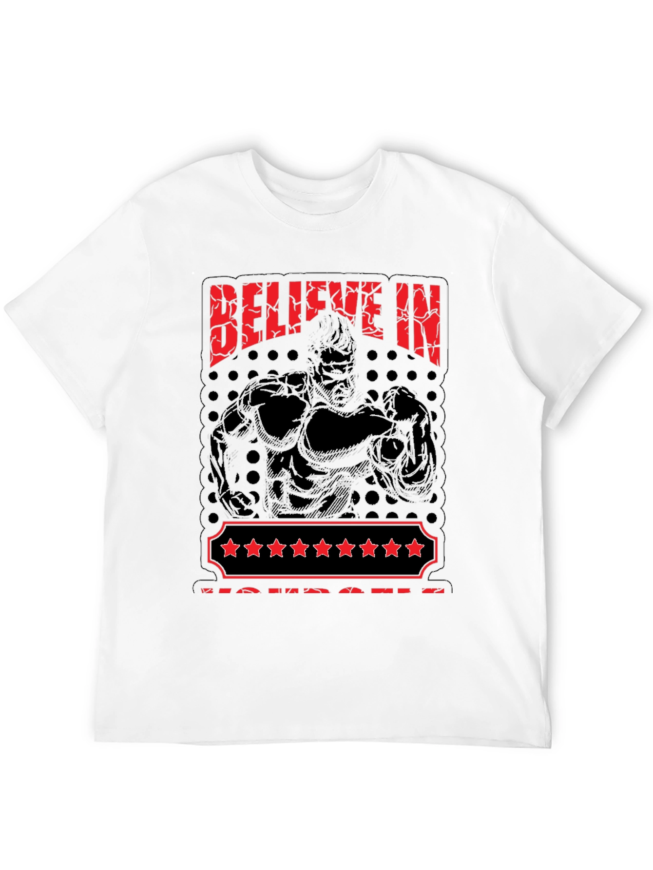 Believe in Yourself Graphic Tee - Black