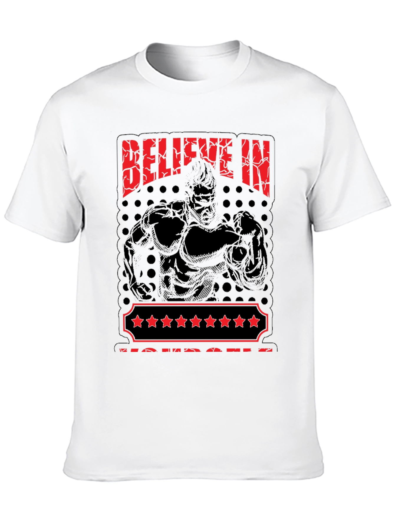 Believe in Yourself Graphic Tee - Black