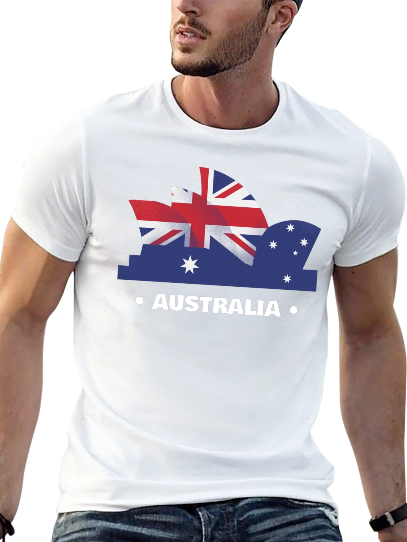 Australia Flag Graphic T-Shirt