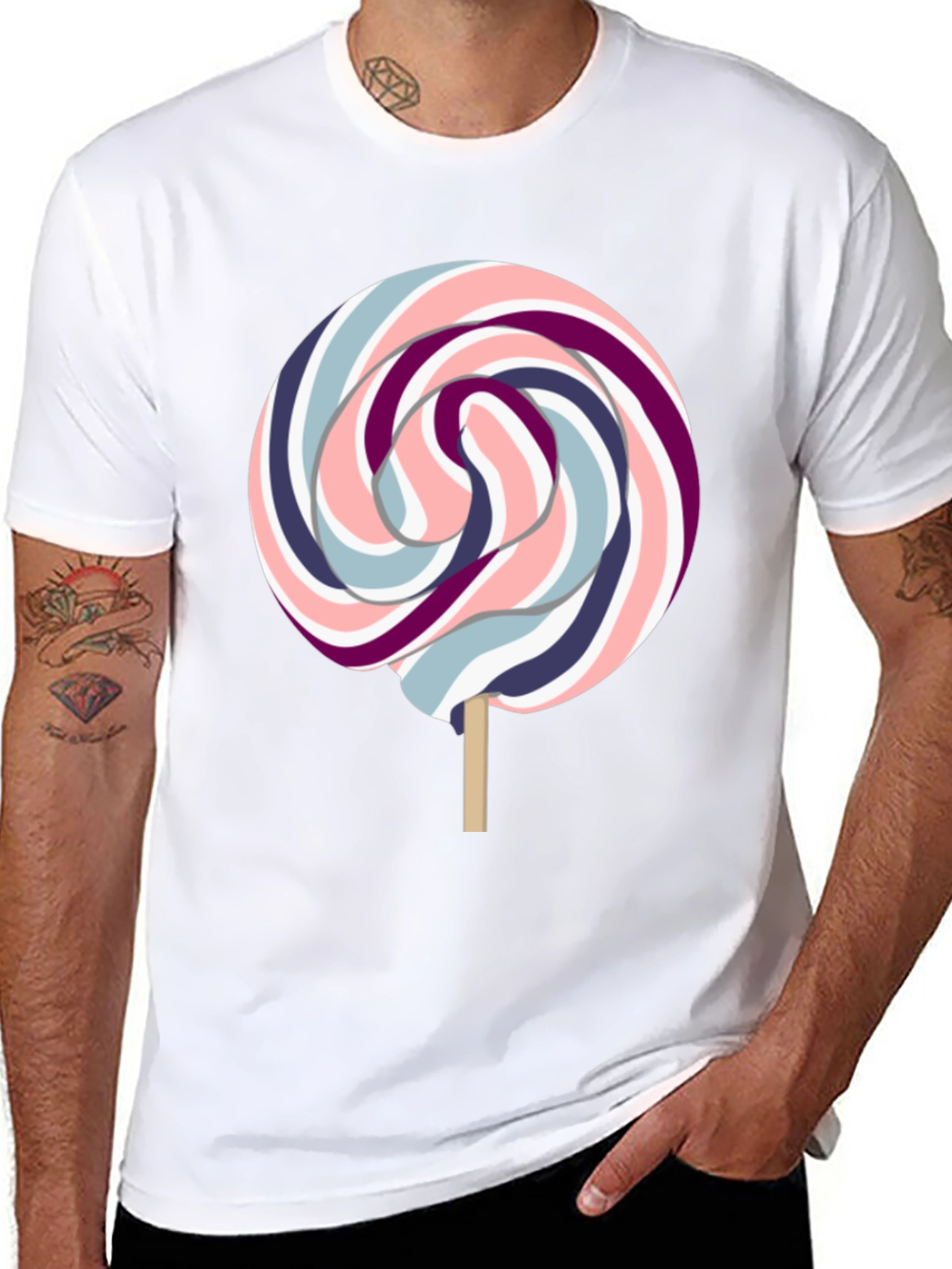 Lollipop Graphic T-Shirt - Unisex Cotton Tee
