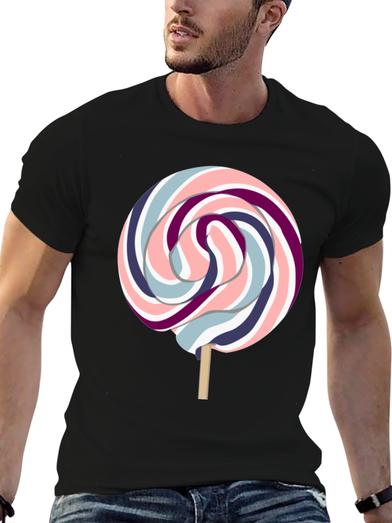 Lollipop Graphic T-Shirt - Unisex Cotton Tee