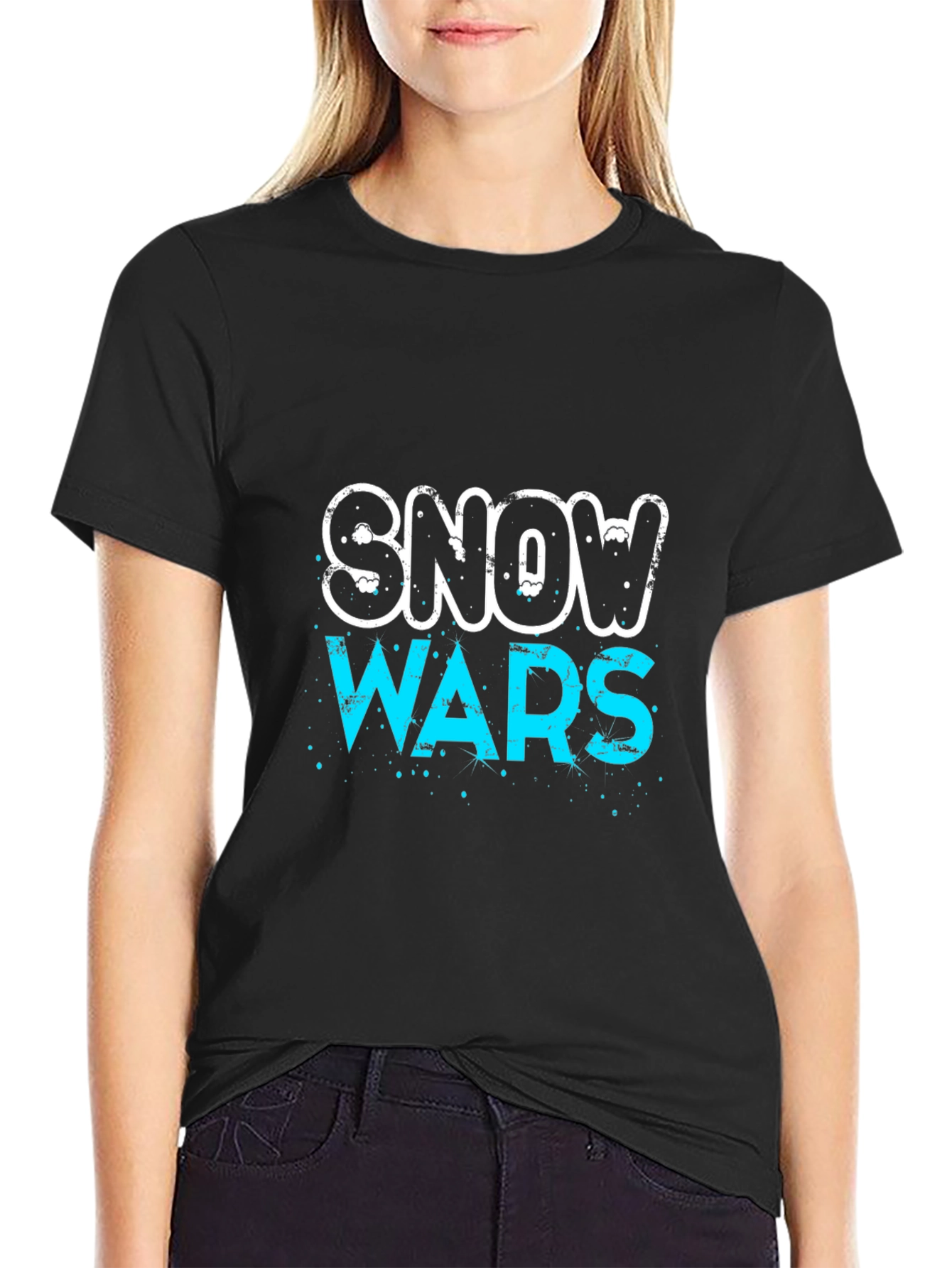 Snow Wars T-Shirt - Black Cotton Tee