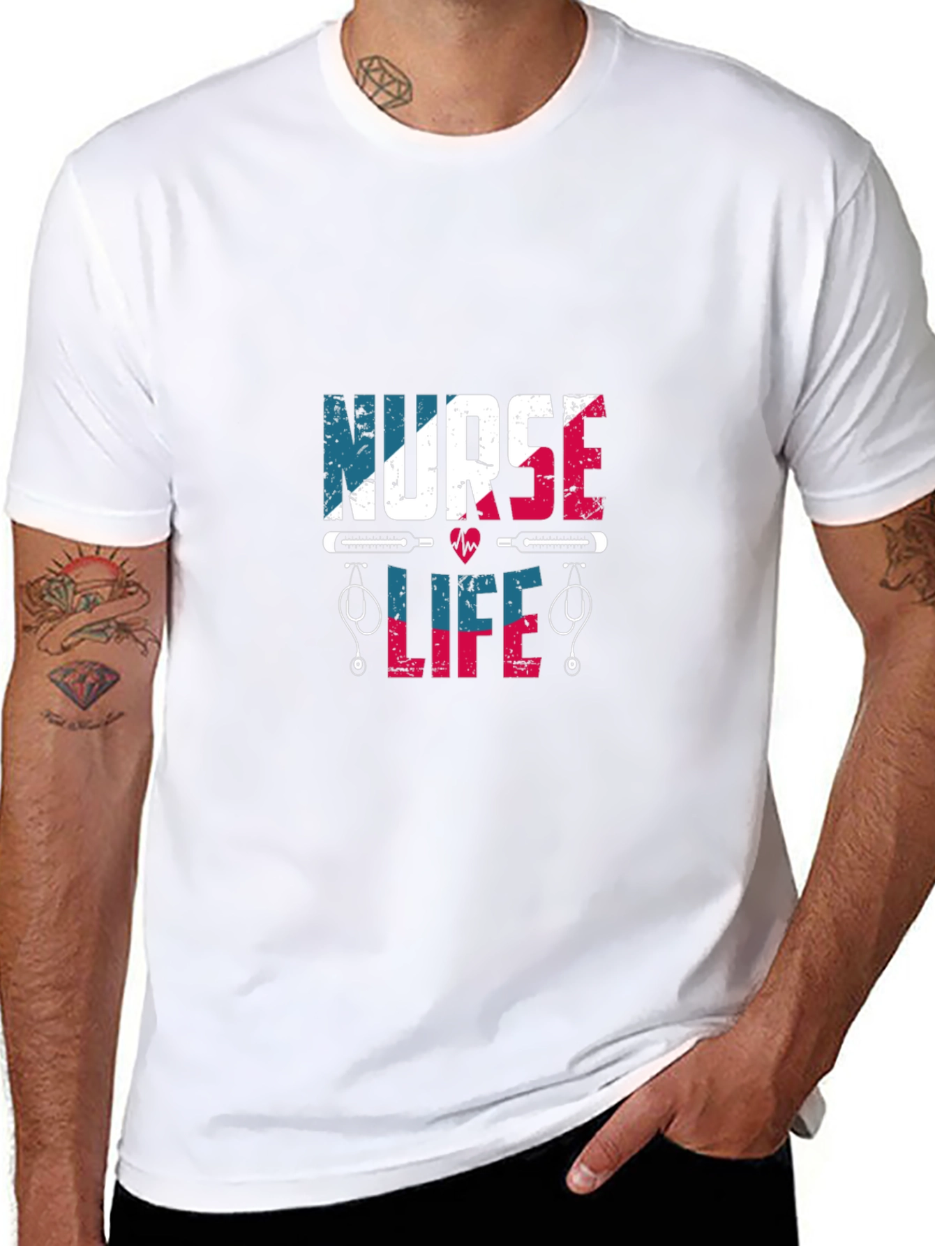 Nurse Life Graphic T-Shirt - Comfortable & Stylish