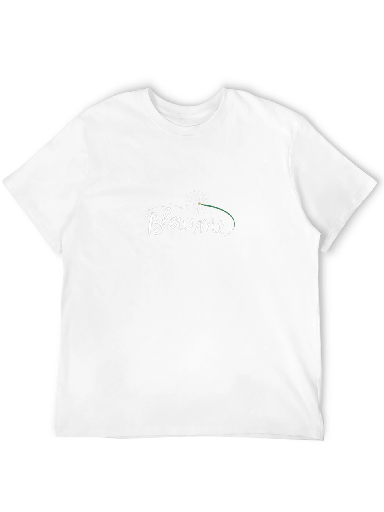 Blow Me Dandelion Graphic T-Shirt - Black
