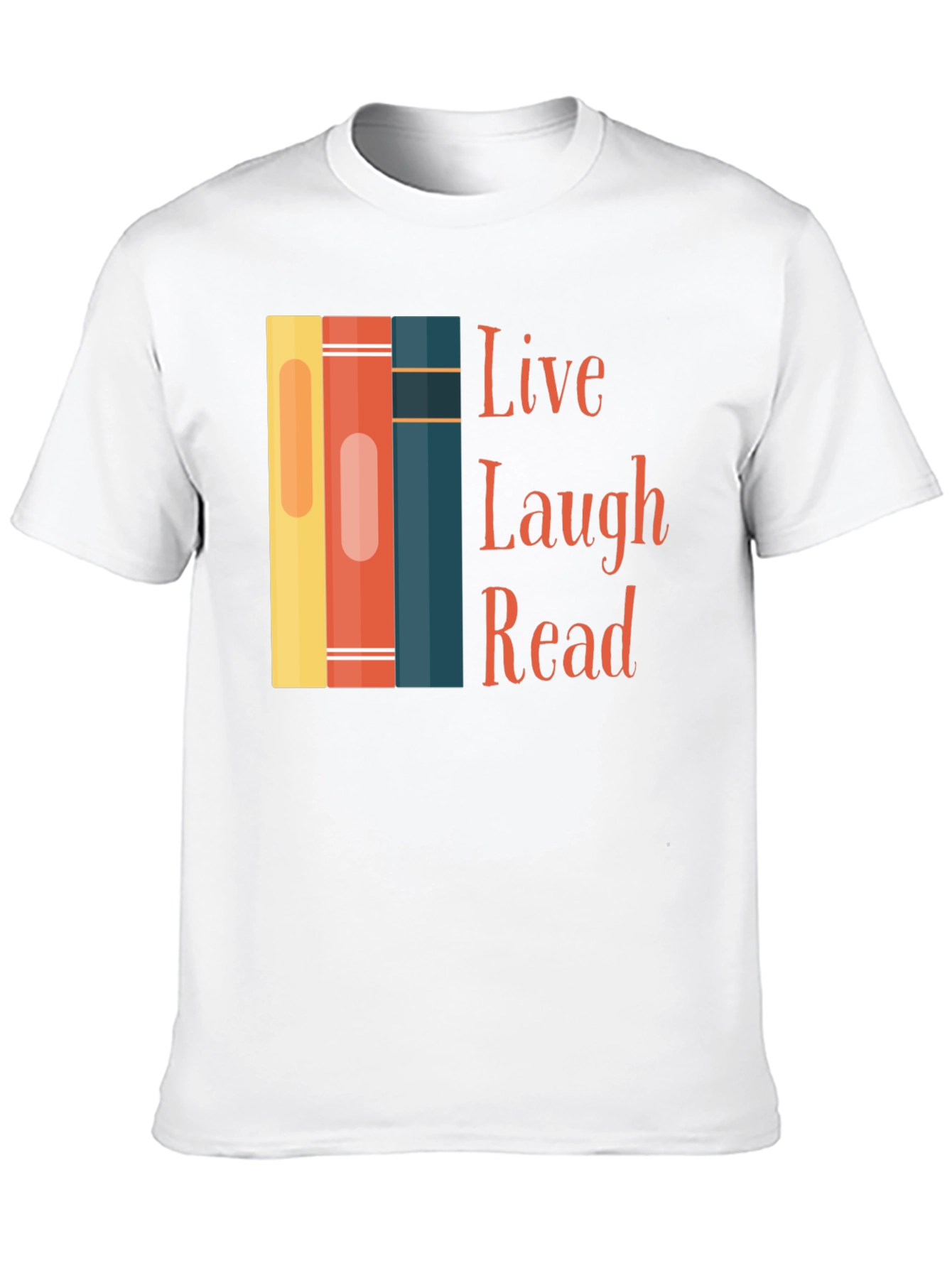 Live Laugh Read Graphic Tee