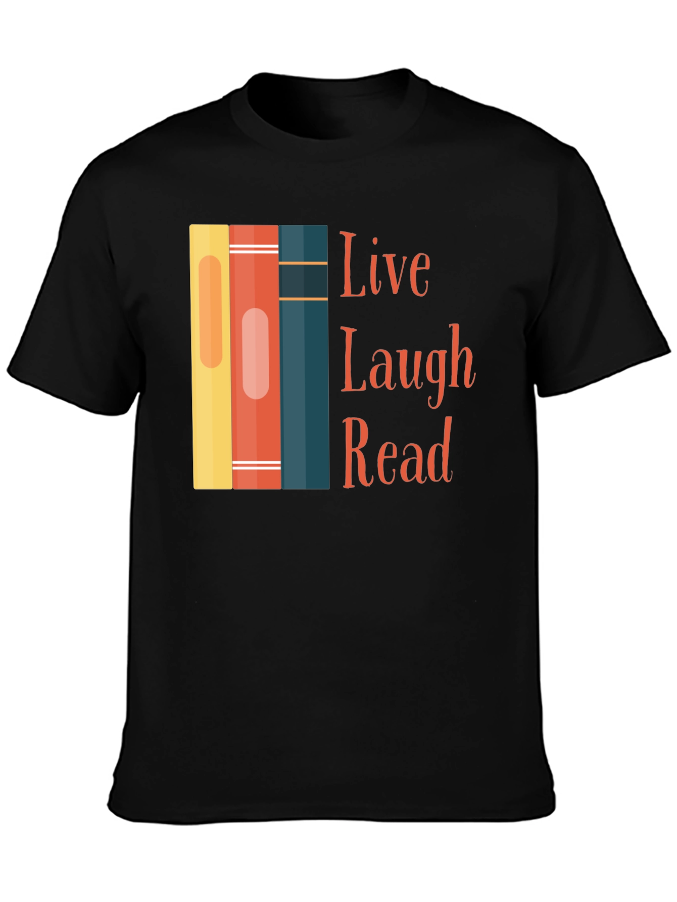 Live Laugh Read Graphic Tee