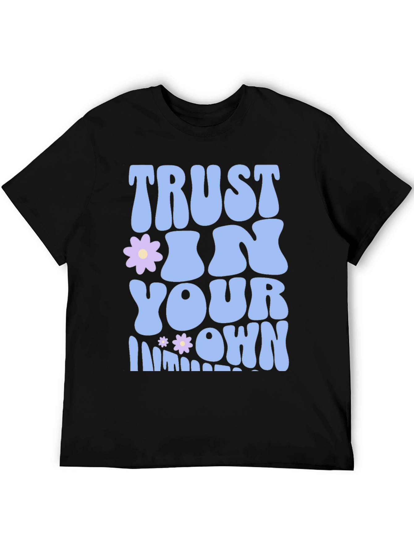Trust in Your Own Light Black Graphic Tee