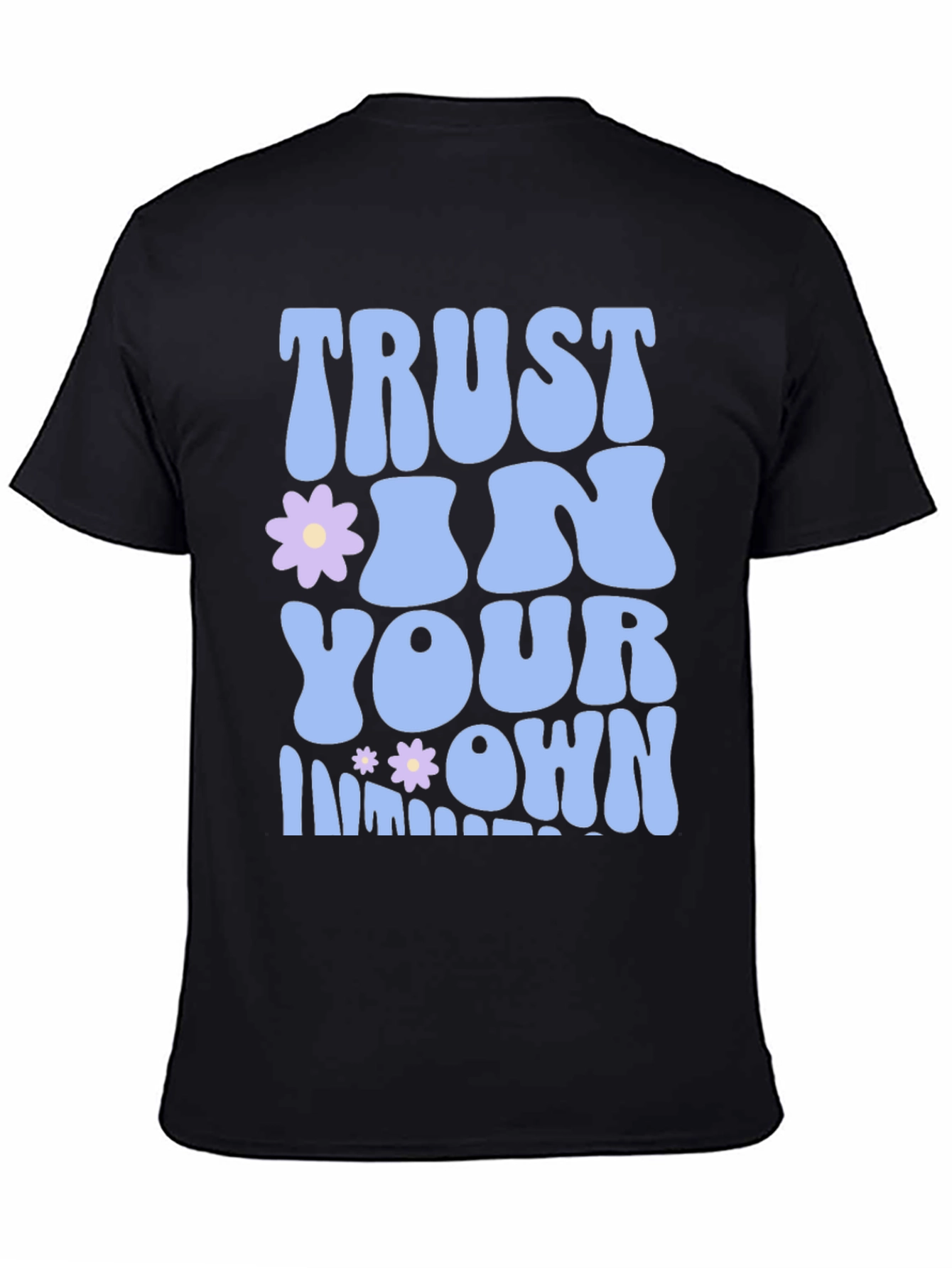 Trust in Your Own Light Black Graphic Tee