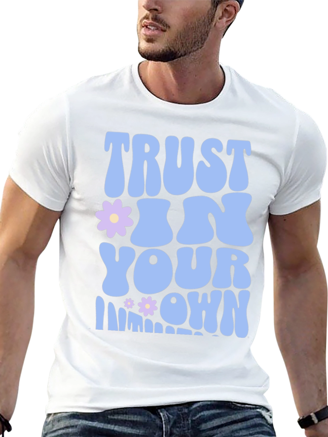 Trust in Your Own Light Black Graphic Tee