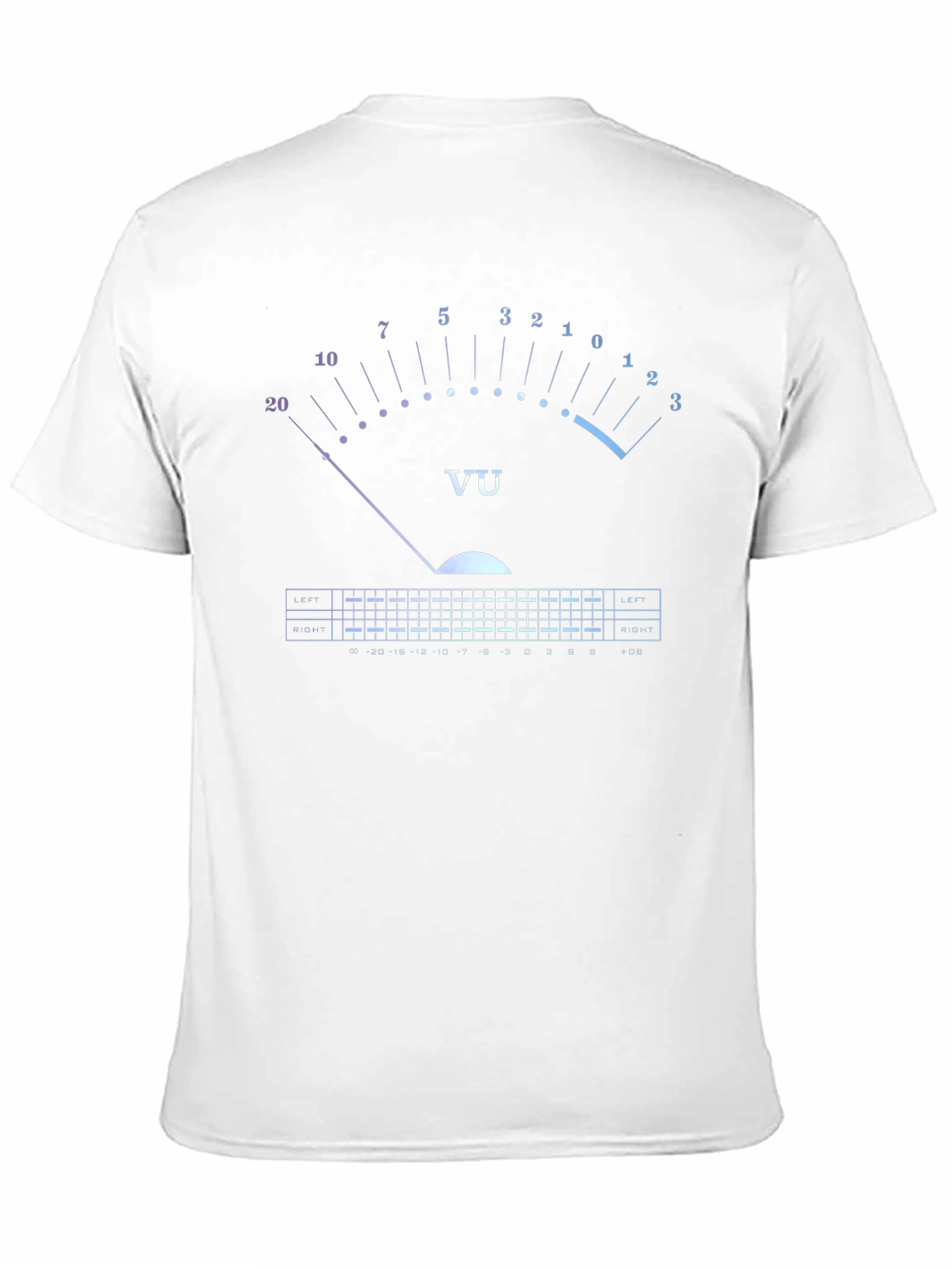 VU Meter T-Shirt - Audio Engineer Graphic Tee