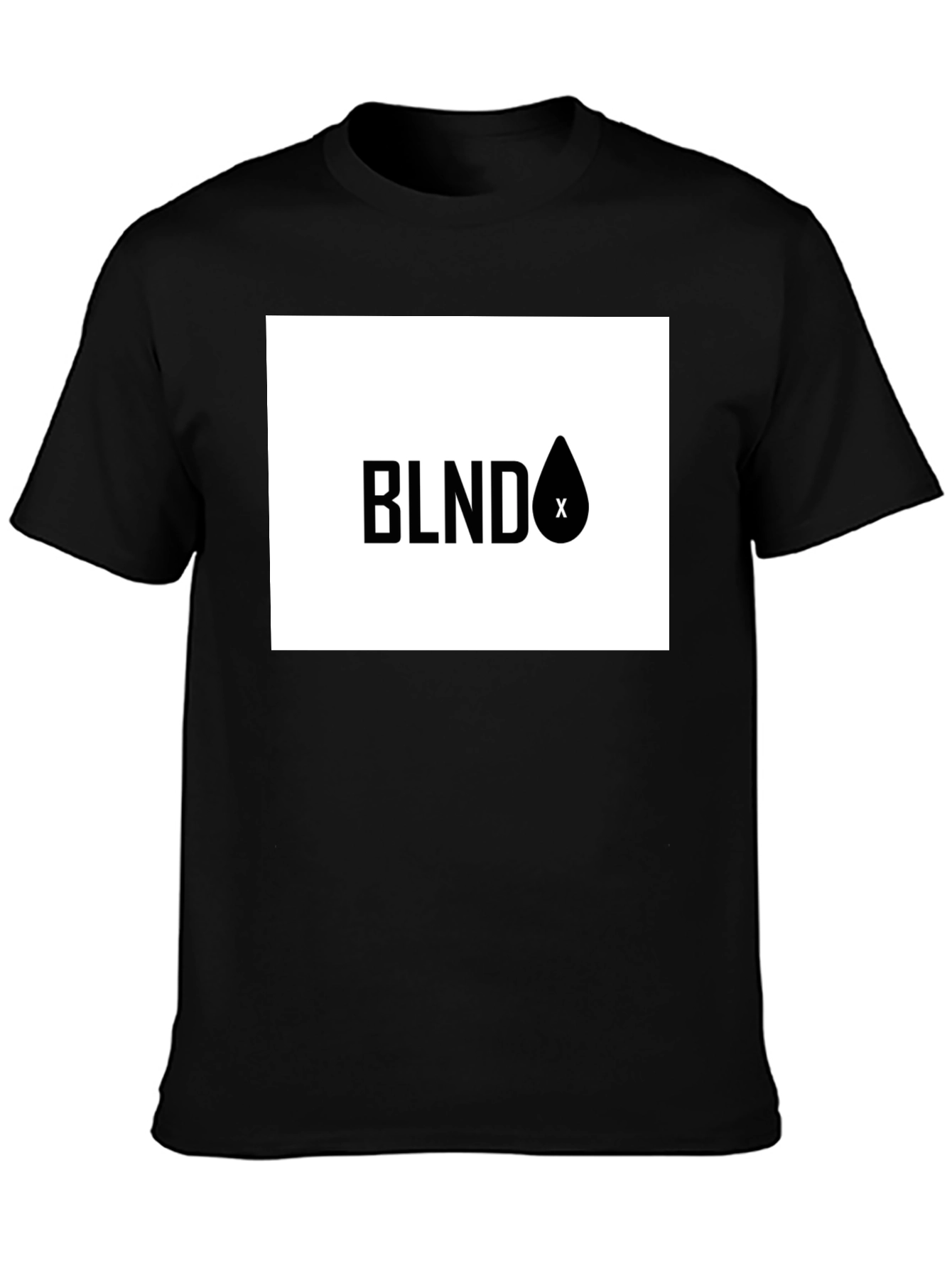 BLNDx Black Graphic Tee - Modern Style