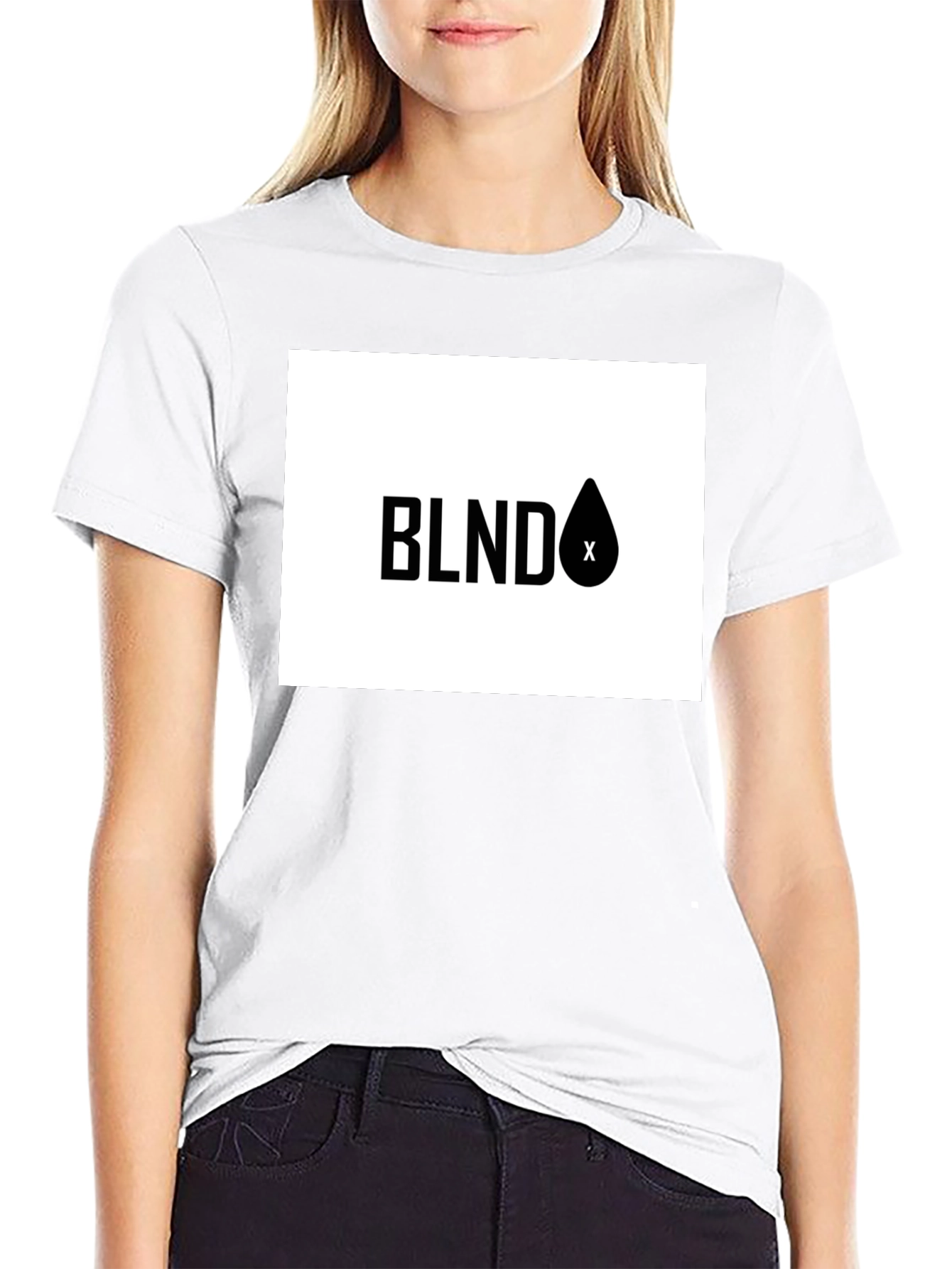 BLNDx Black Graphic Tee - Modern Style