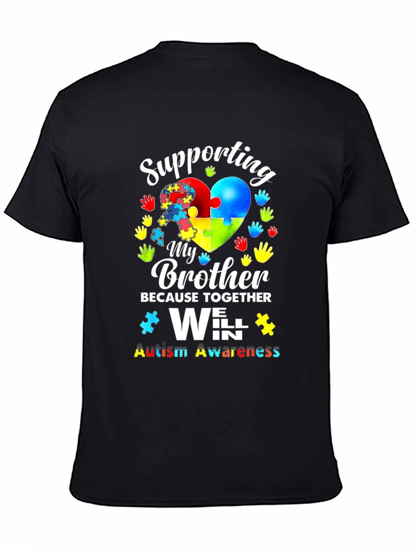 Autism Awareness Brother Support T-Shirt