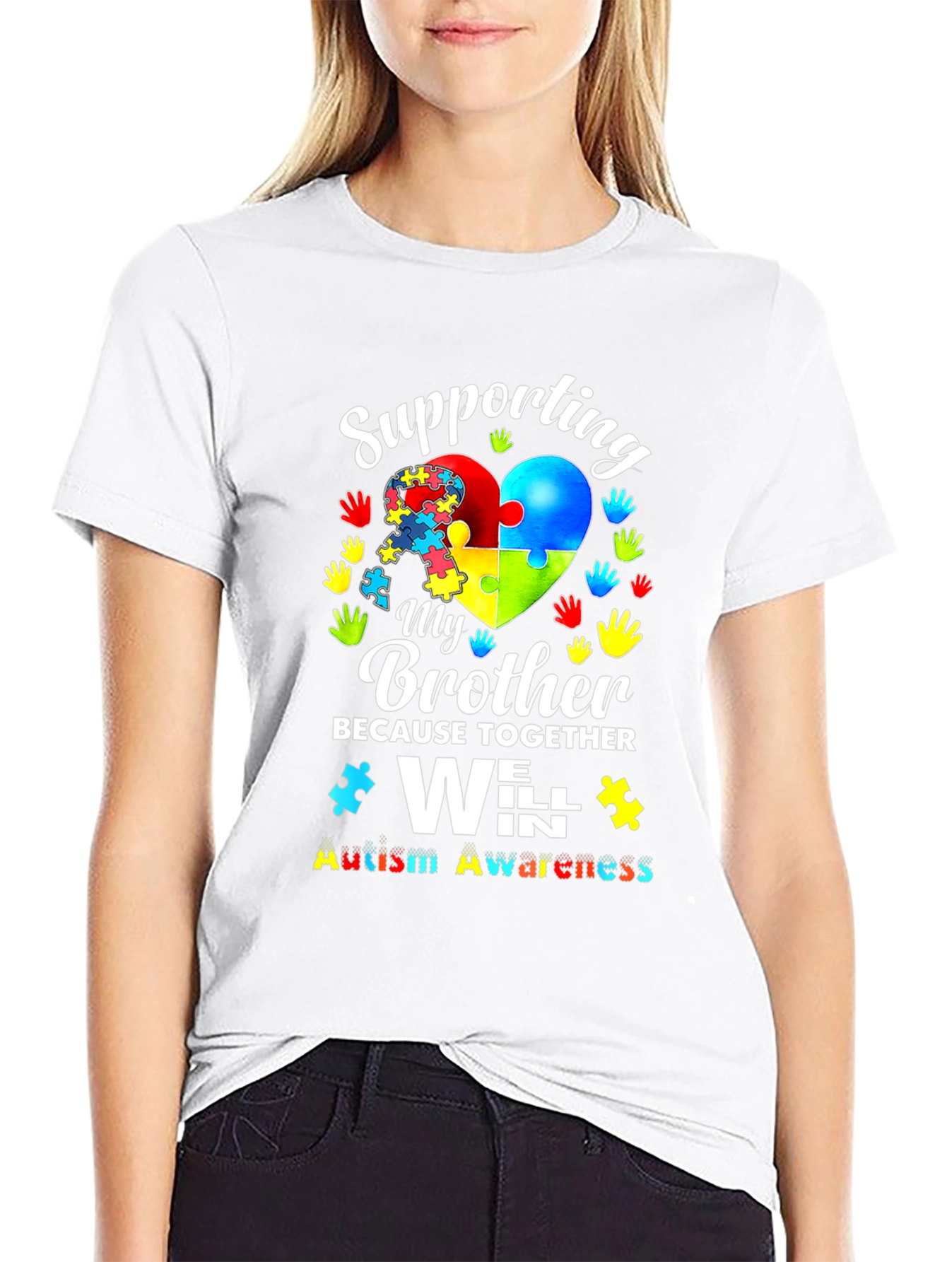 Autism Awareness Brother Support T-Shirt