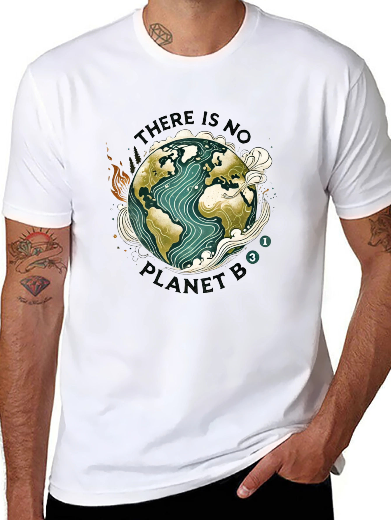 No Planet B Graphic Tee - Eco-Friendly Unisex T-Shirt