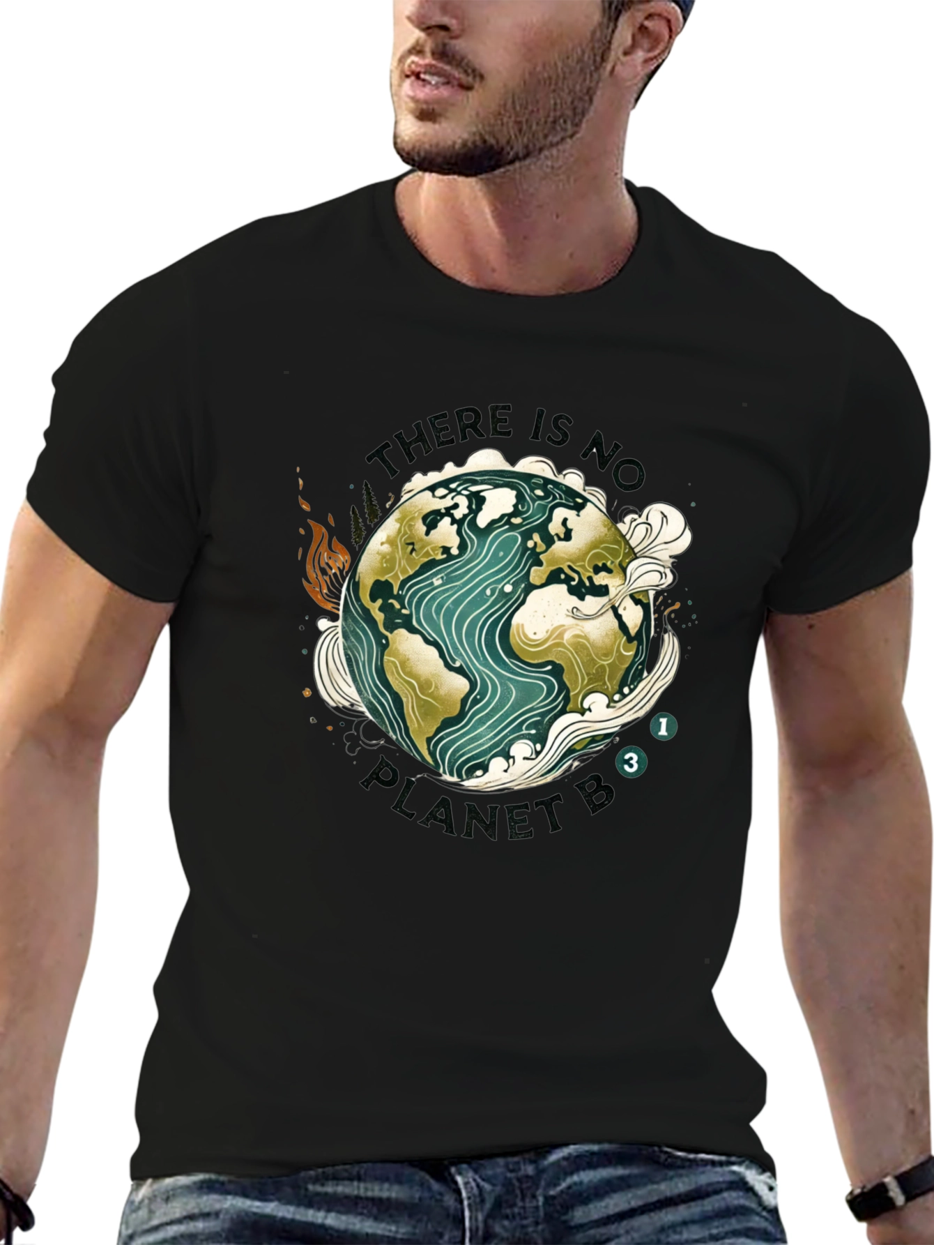 No Planet B Graphic Tee - Eco-Friendly Unisex T-Shirt