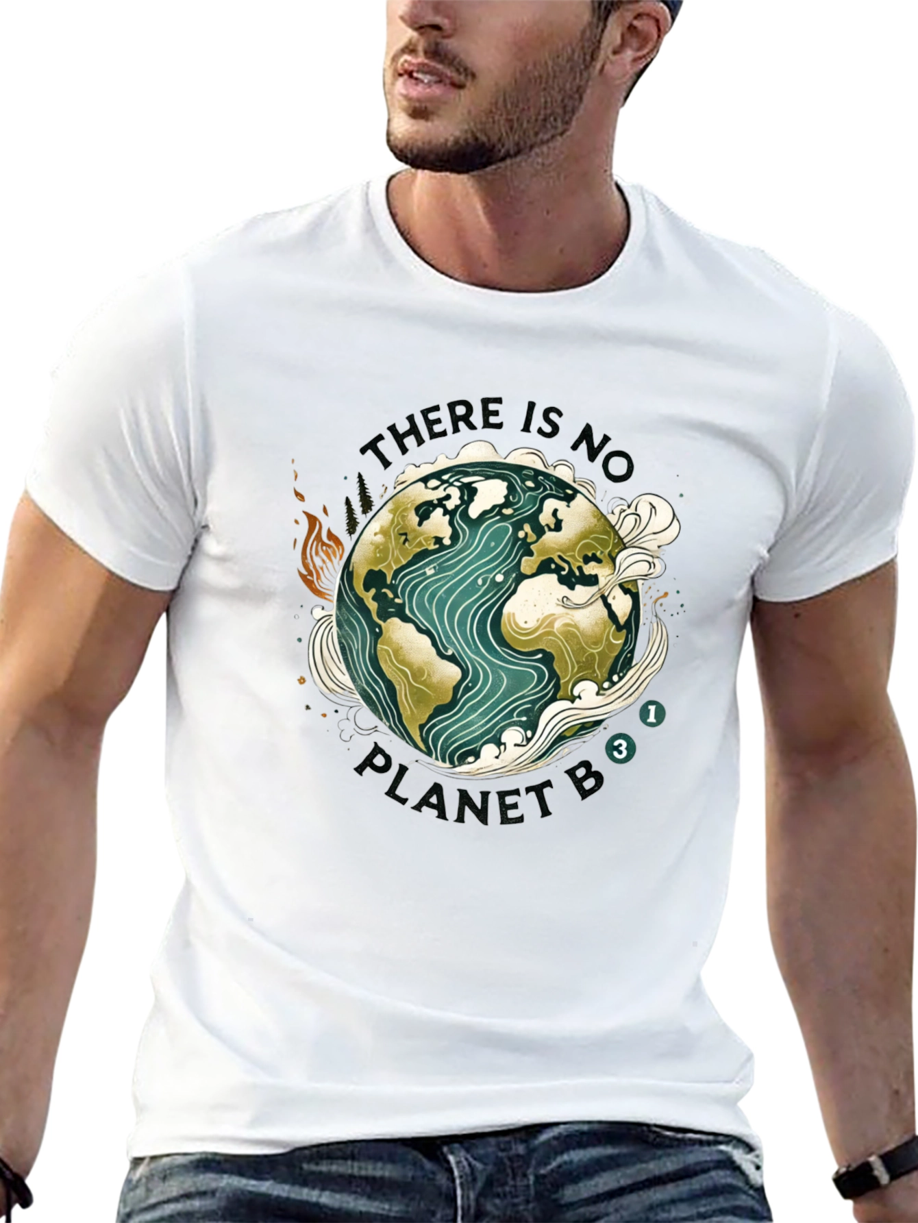 No Planet B Graphic Tee - Eco-Friendly Unisex T-Shirt