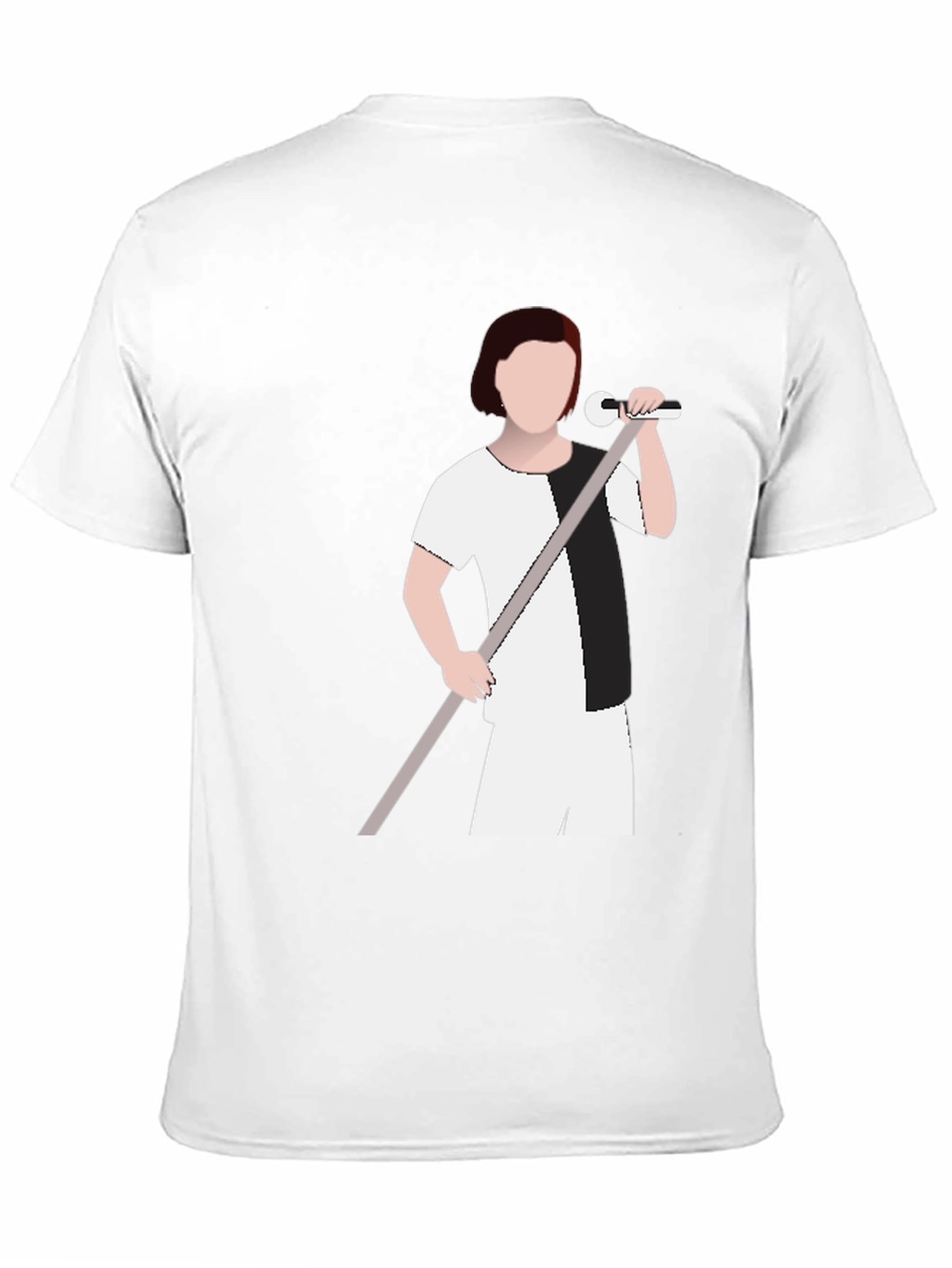 Monochrome Singer Graphic T-Shirt - Modern Tee