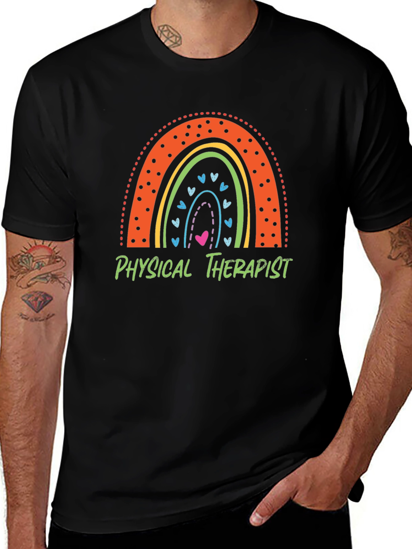Physical Therapist Rainbow T-Shirt