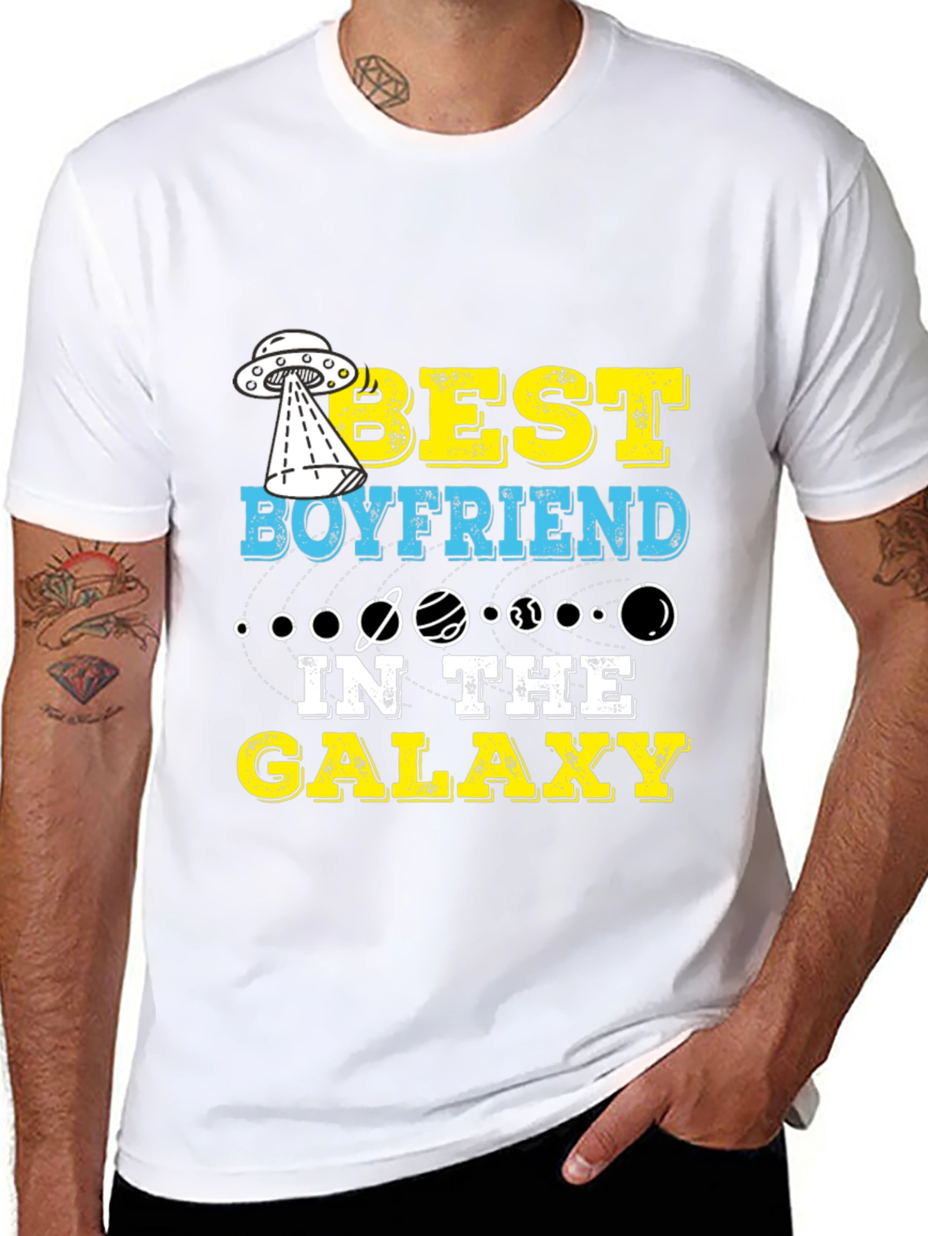 Best Boyfriend in the Galaxy T-Shirt