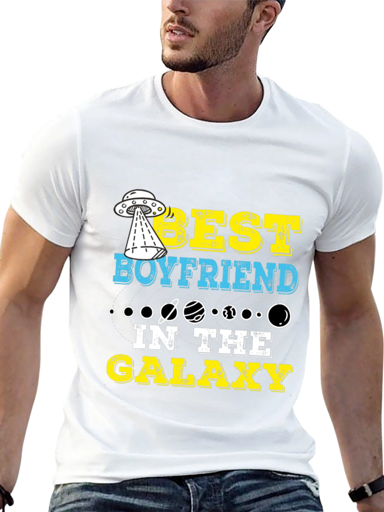 Best Boyfriend in the Galaxy T-Shirt