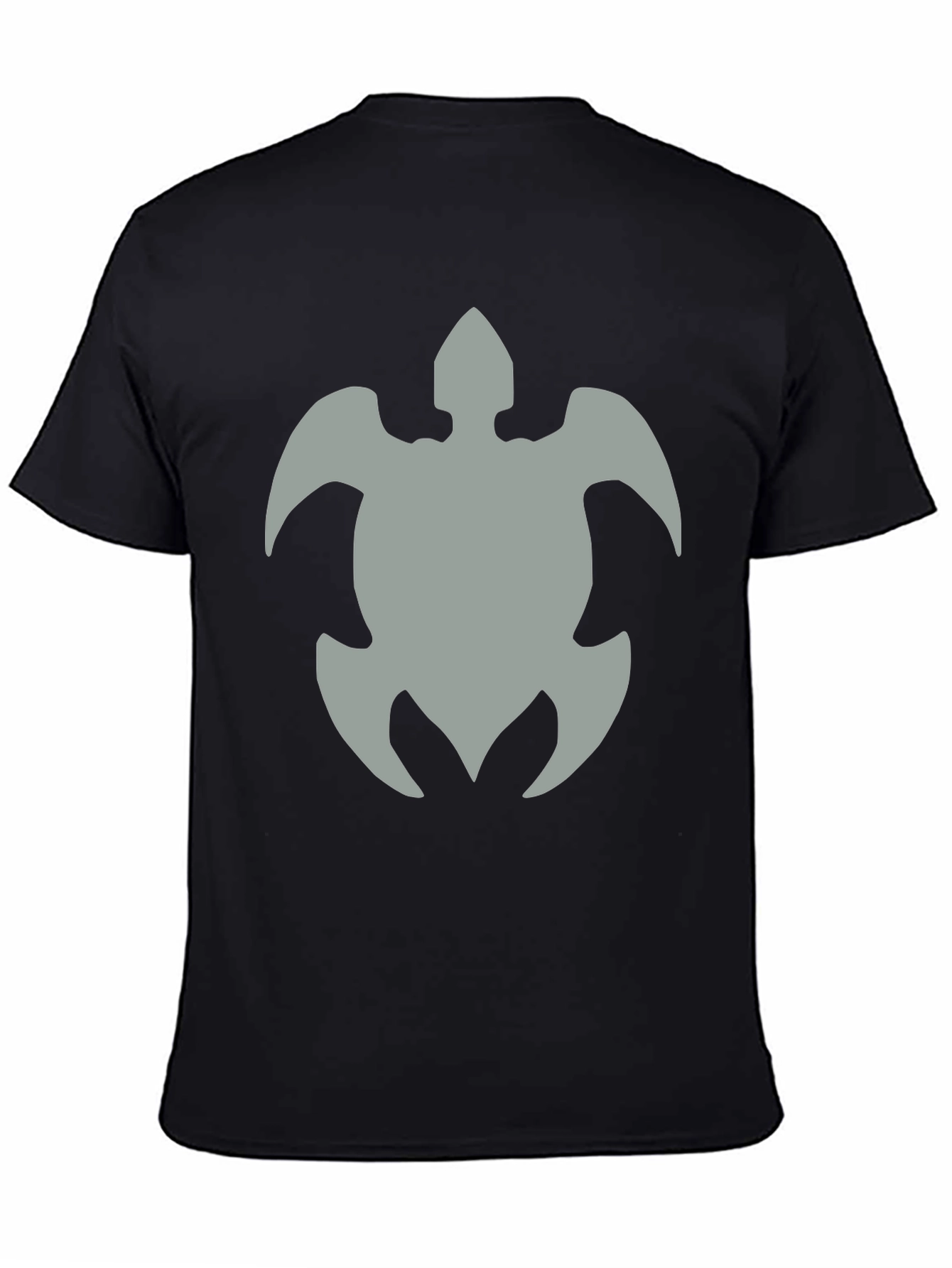 Turtle Graphic Black T-Shirt