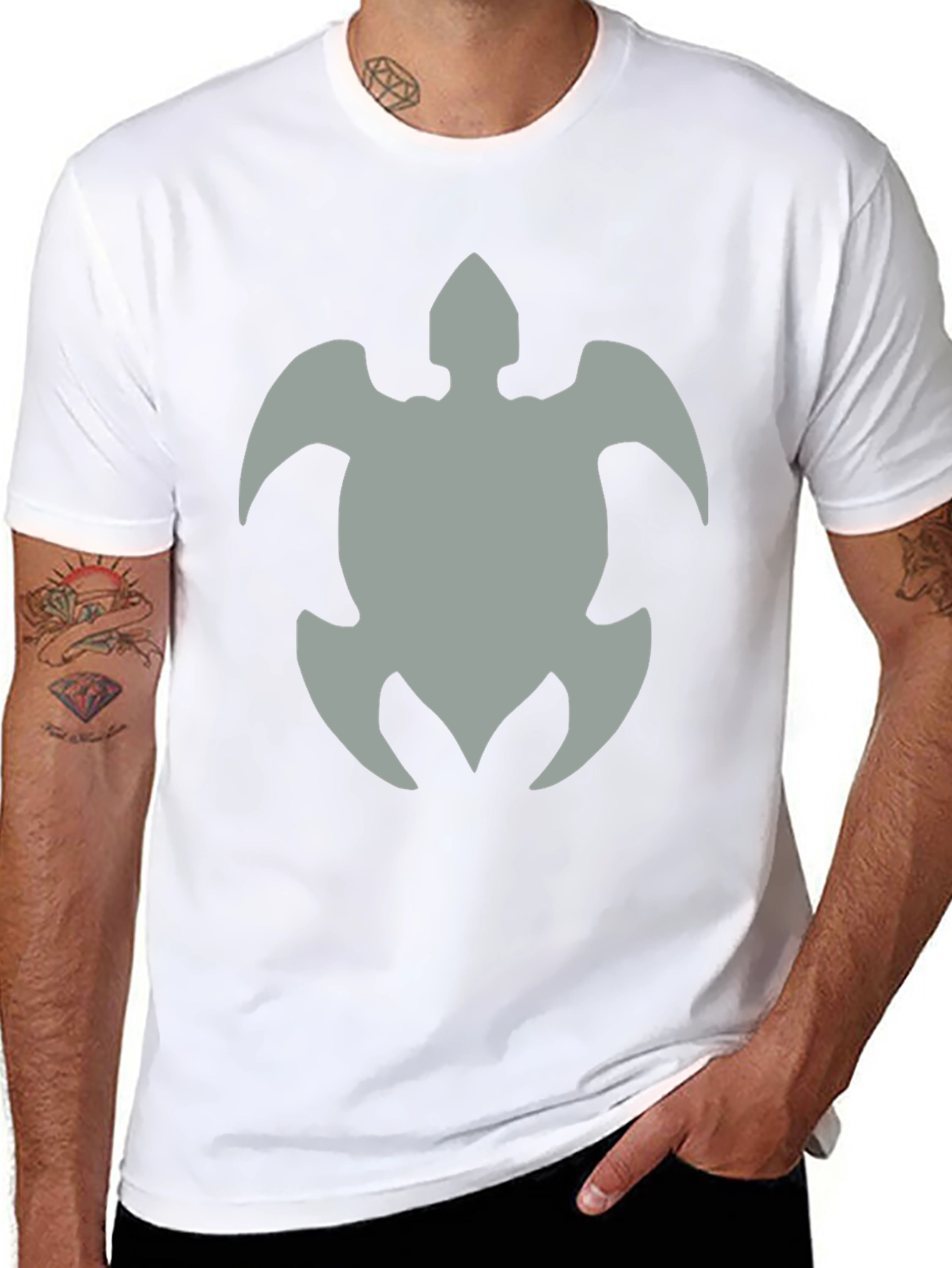 Turtle Graphic Black T-Shirt