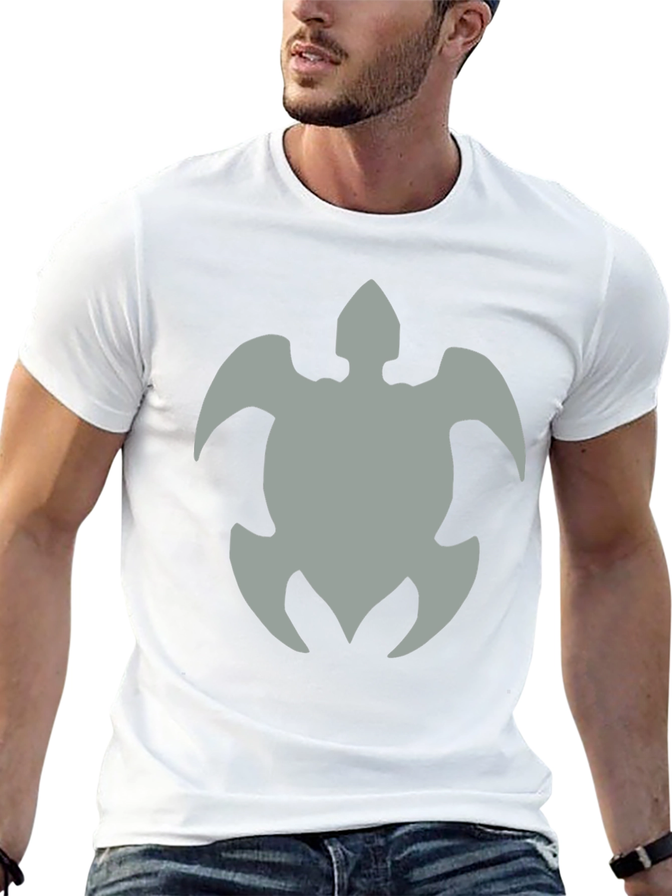 Turtle Graphic Black T-Shirt