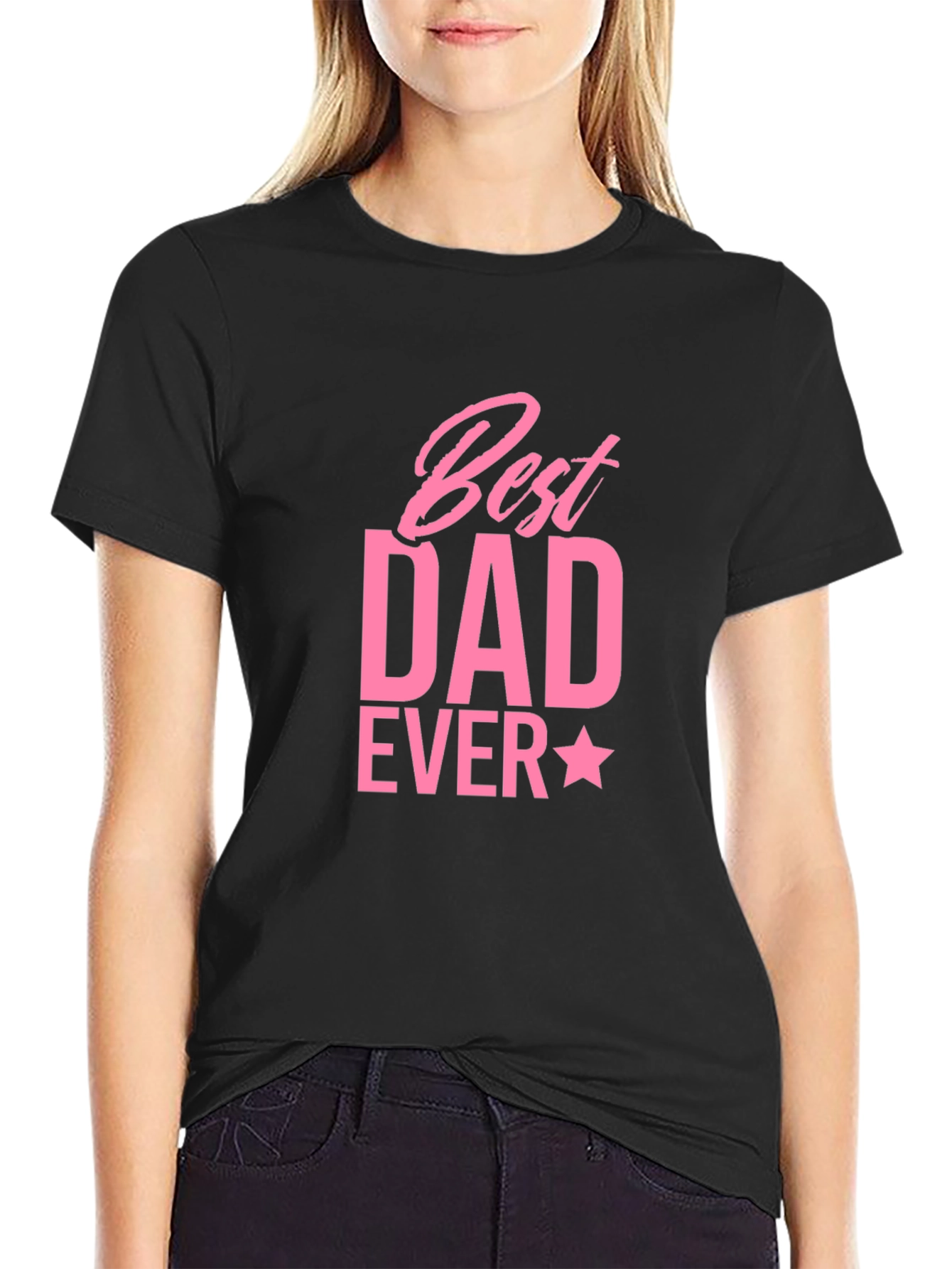 Best Dad Ever T-Shirt - Black