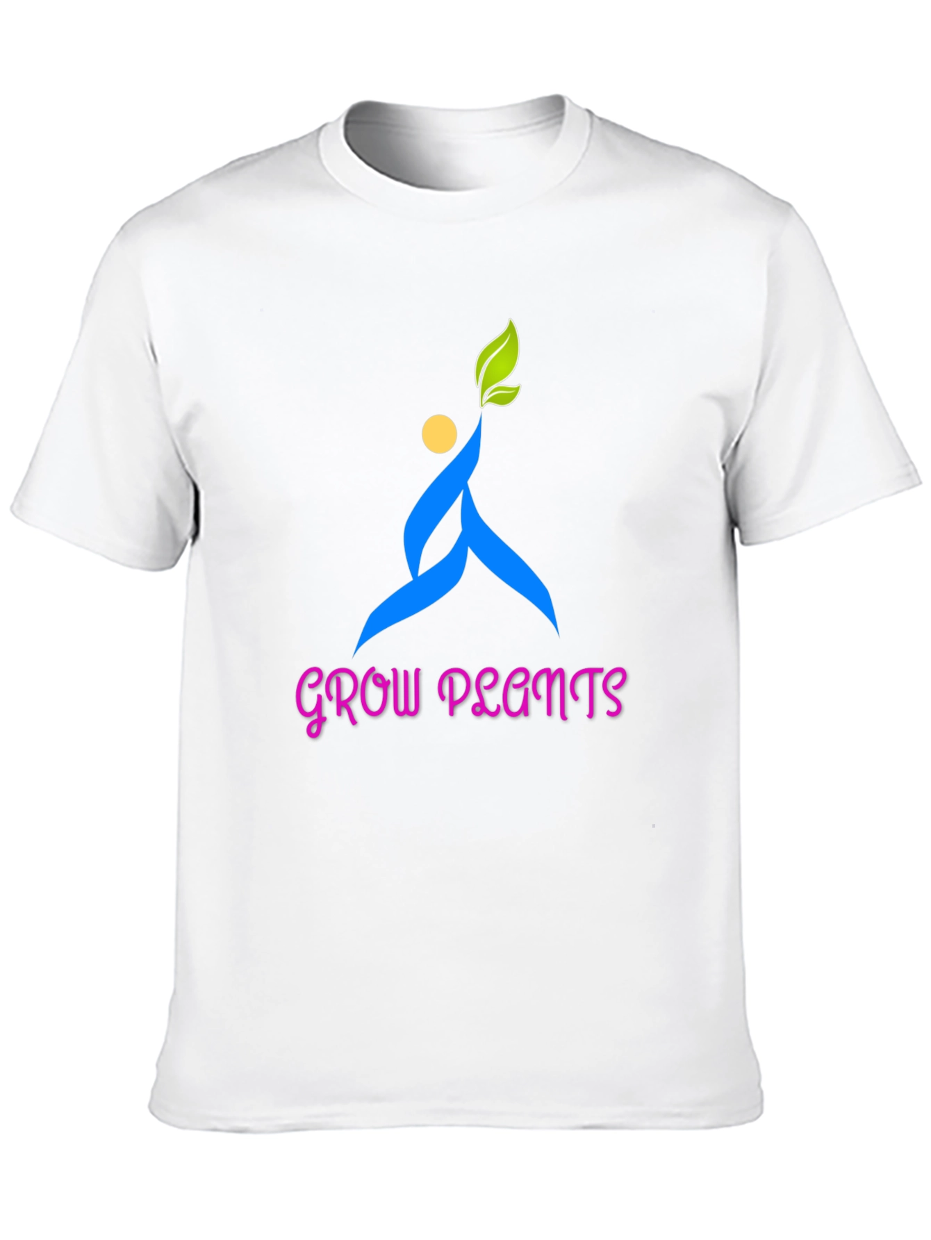Grow Plants Black Graphic Tee