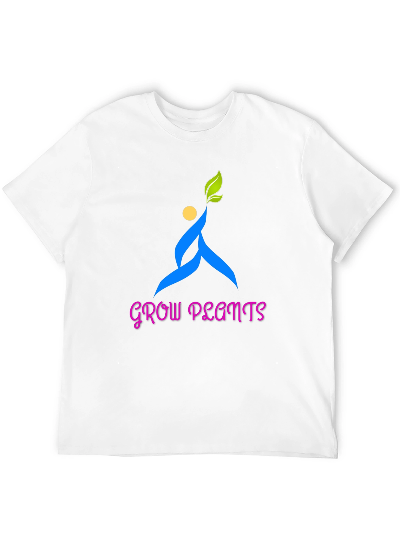 Grow Plants Black Graphic Tee