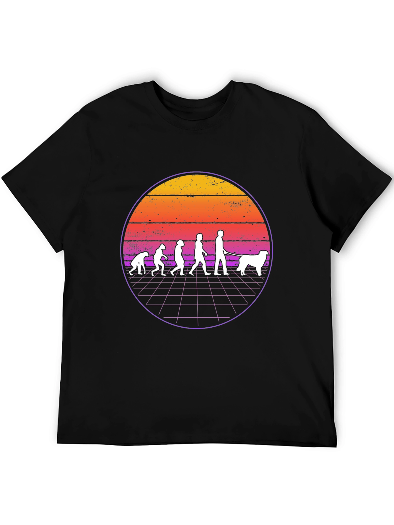 Evolution of Dog Walking T-Shirt