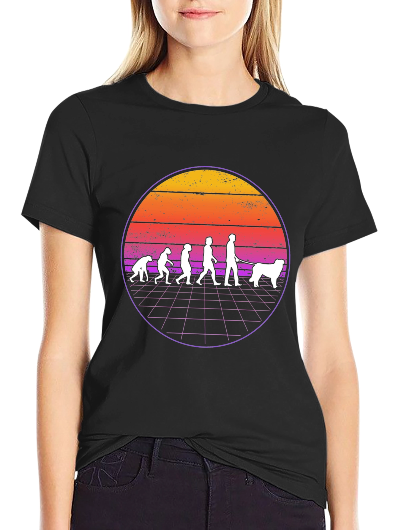 Evolution of Dog Walking T-Shirt