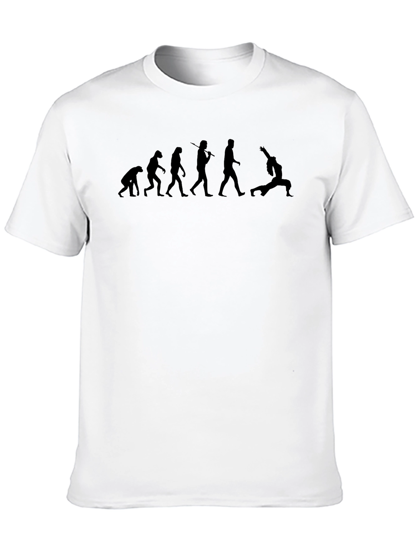 Evolution of Yoga Black T-Shirt
