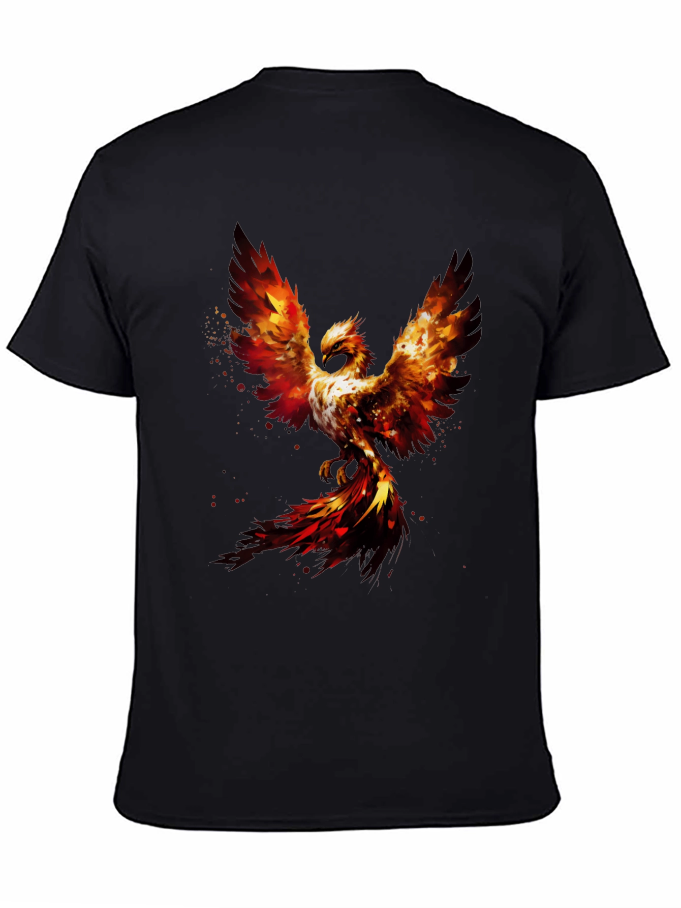 Fiery Phoenix Graphic Tee - Bold & Unique Design