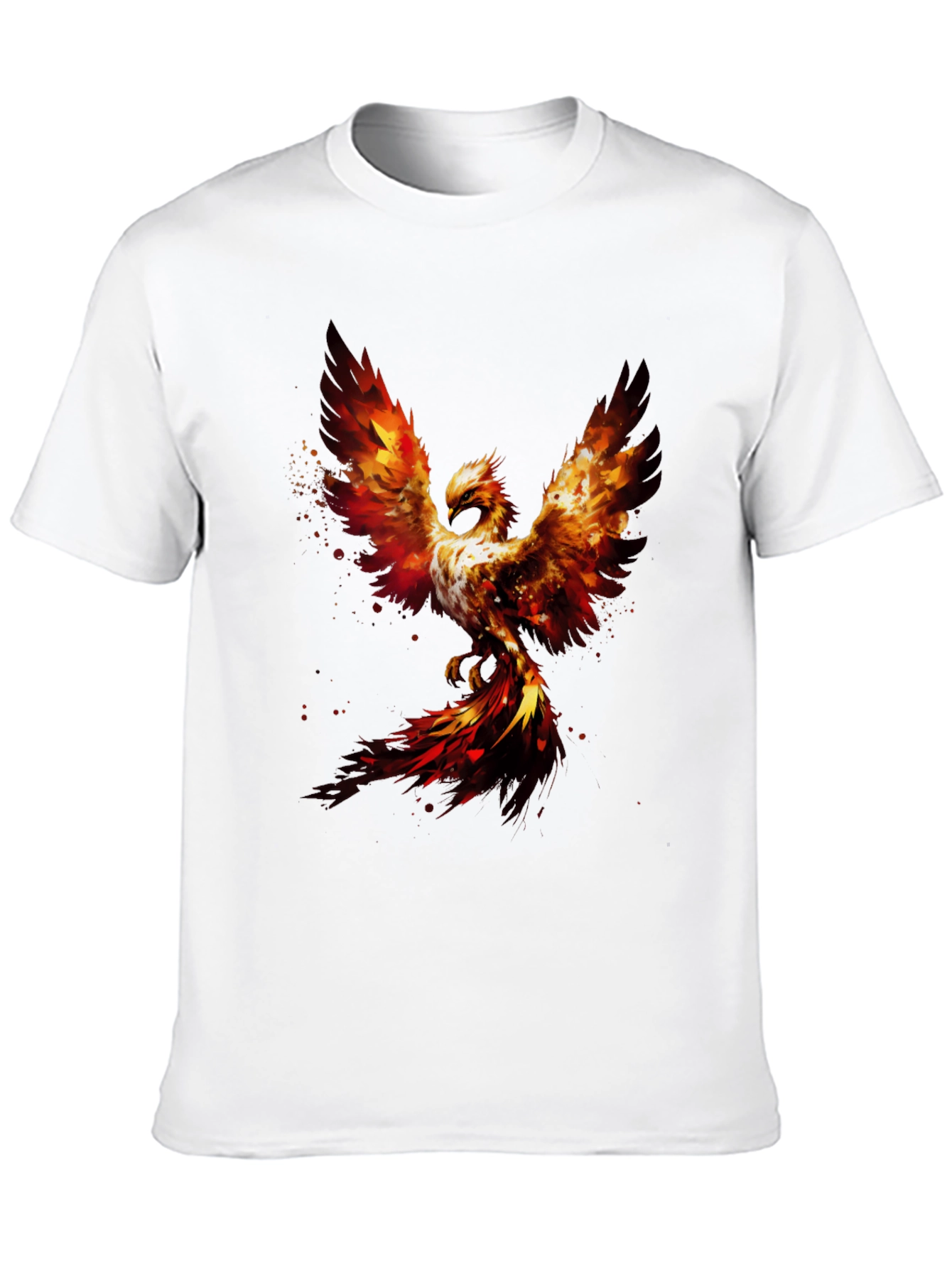 Fiery Phoenix Graphic Tee - Bold & Unique Design