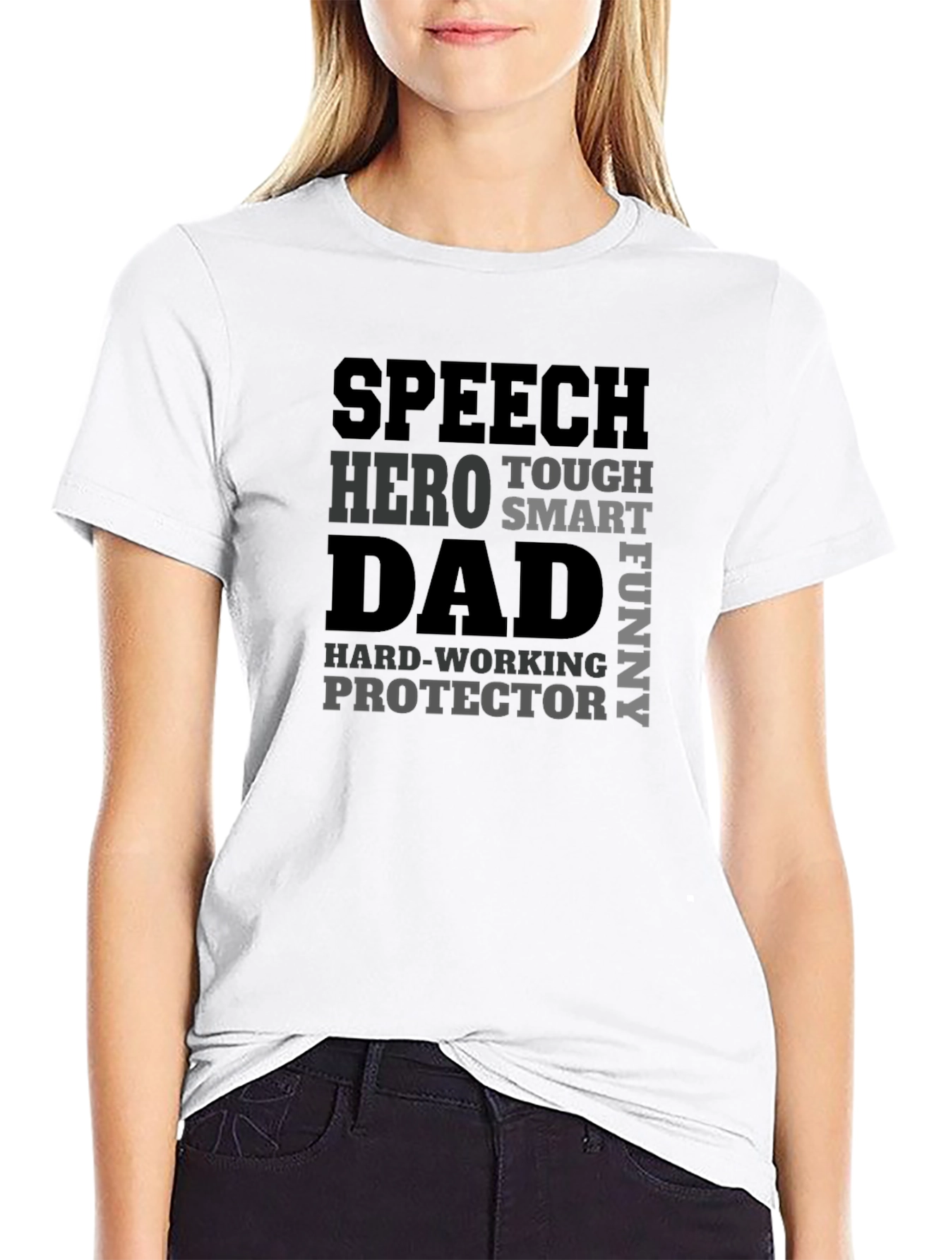 Speech Hero Dad T-Shirt | Fathers Day Gift