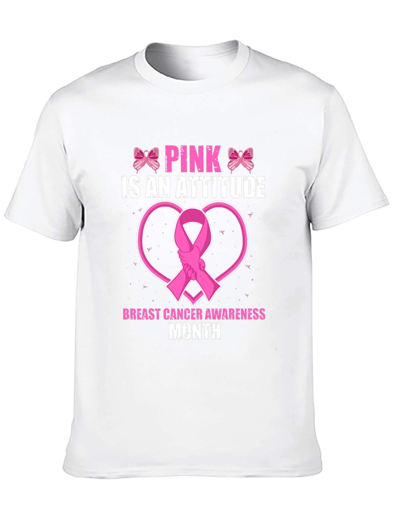 Pink is an Attitude Breast Cancer Awareness T-Shirt