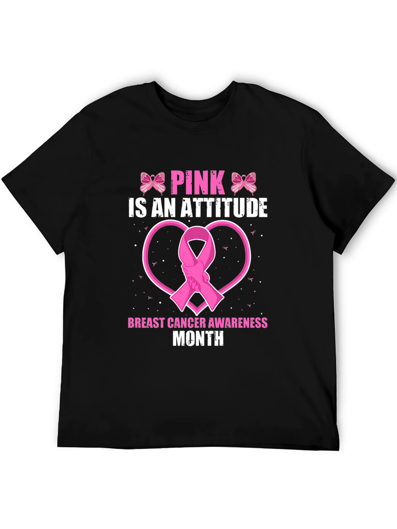 Pink is an Attitude Breast Cancer Awareness T-Shirt