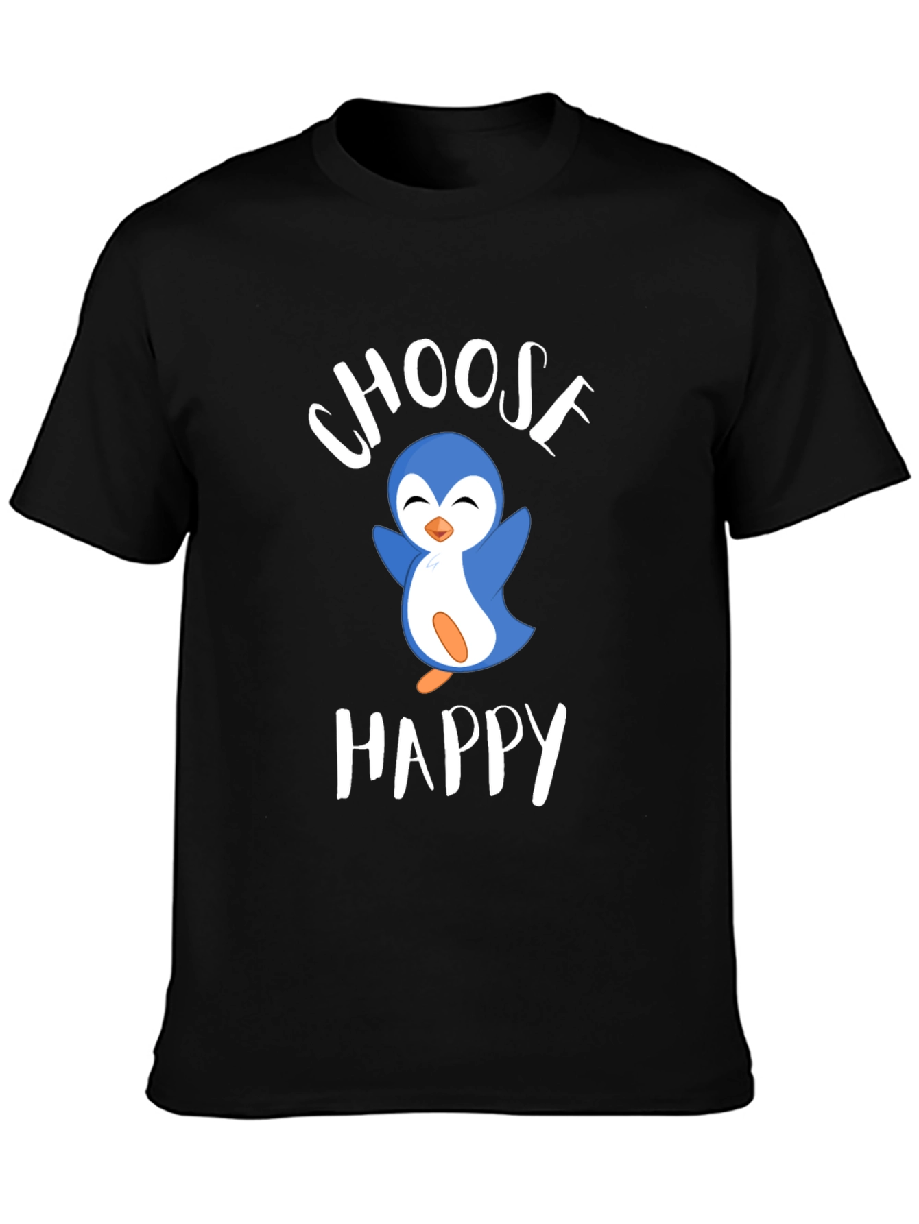 Choose Happy Penguin Tee