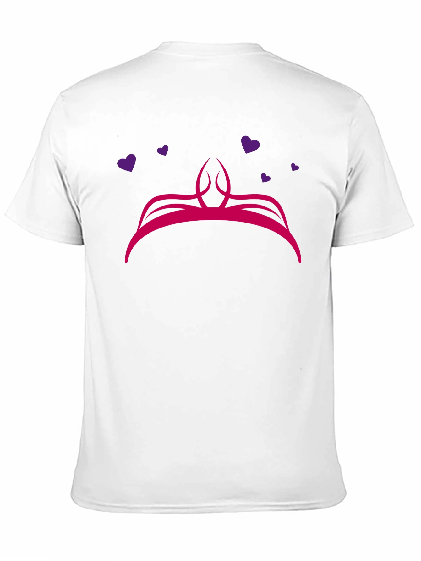 Princess Crown Graphic Tee - Cute Novelty Shirt