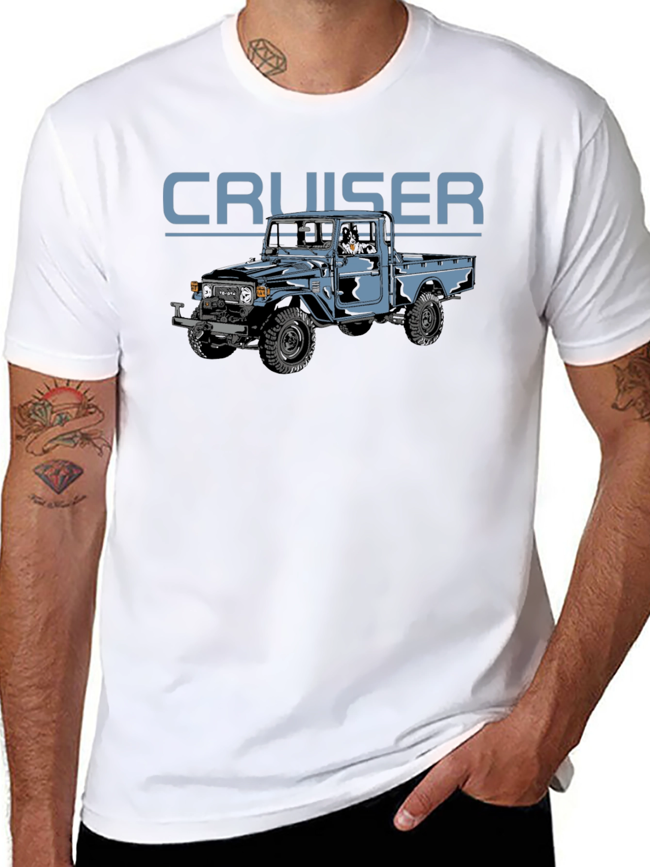 Cruiser Truck Graphic Tee - Black
